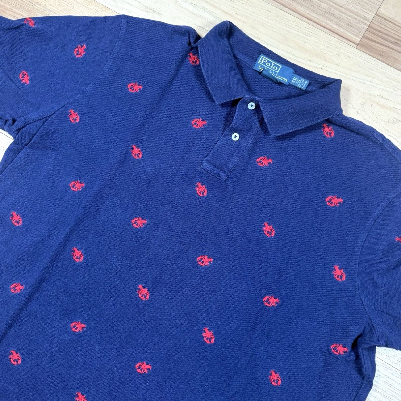 Ralph Lauren VINTAGE Polo Ralph Lauren Shirt Mens XXL Blue Lobster Print AOP 90’s Y2K Size US XXL / EU 58 / 5 - 2 Thumbnail