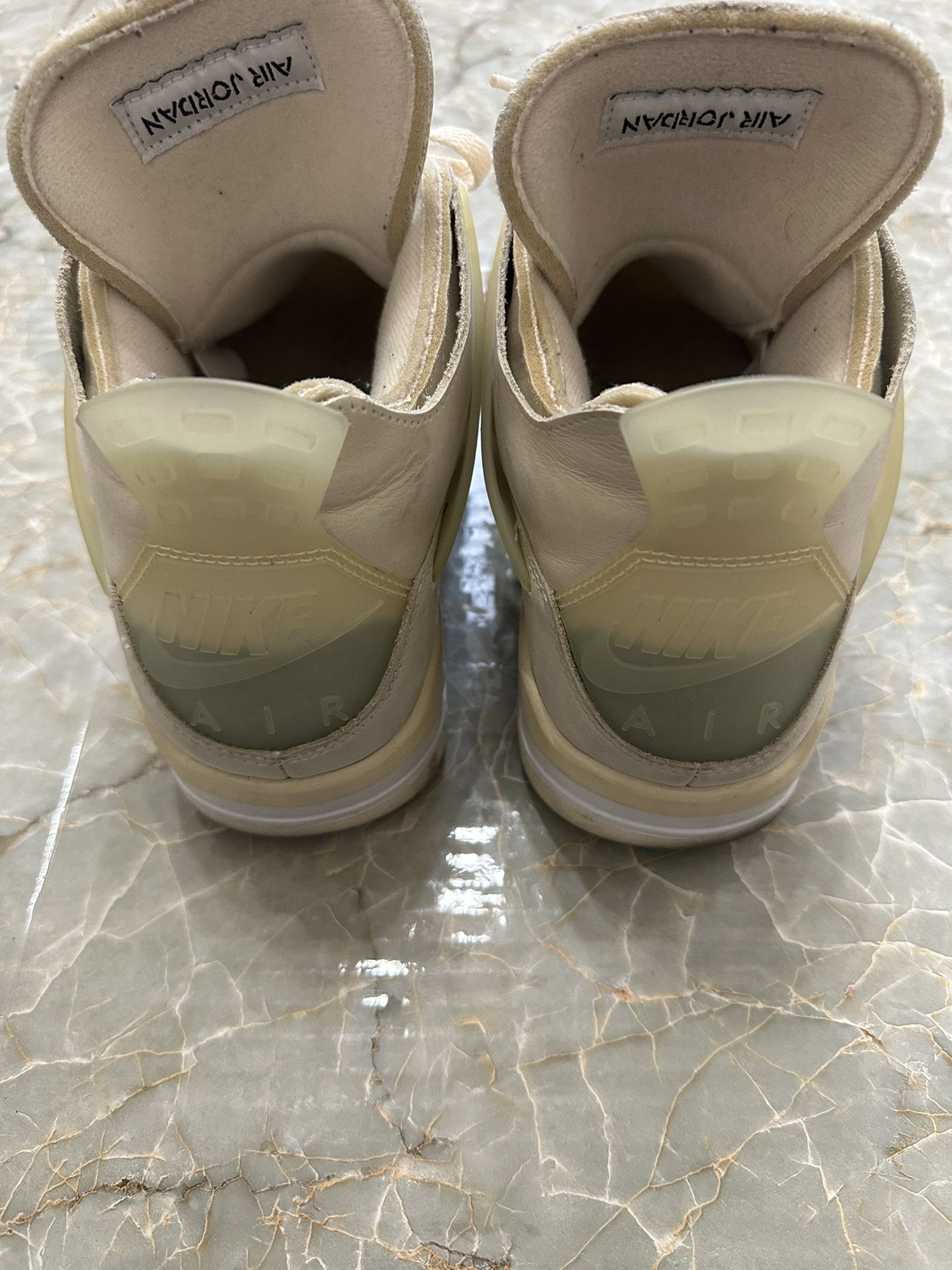 Nike × Off-White Off-White Jordan 4 Sail Size US 9.5 / EU 42-43 - 5 Thumbnail
