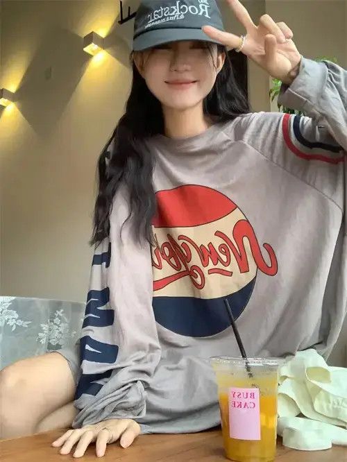 Designer × Vintage Deeptown Vintage Oversized Long Sleeve T Shirt for Women Size L / US 10 / IT 46 - 3 Thumbnail