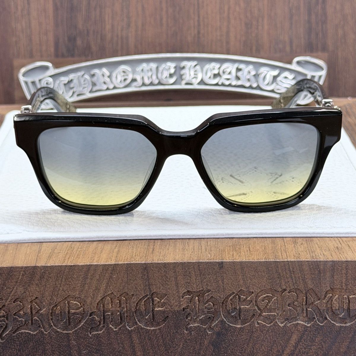 Chrome Hearts Chrome Hearts VAGILLIONAIRE II Sunglasses Size ONE SIZE - 4 Thumbnail