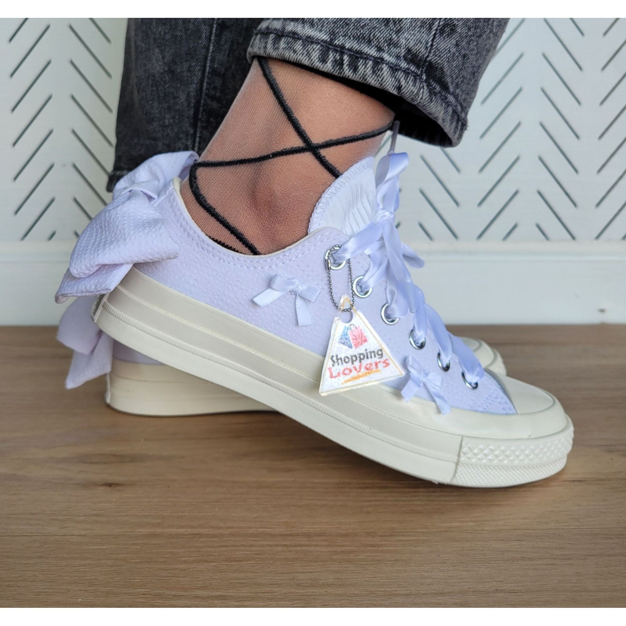 Converse ⭐Converse Chuck 70 OX Bow Sz 9 Womens Shoes Retro Sneakers W Size US 9 / IT 39 - 10 Thumbnail