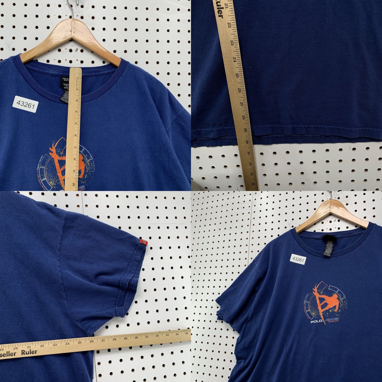 Polo Ralph Lauren VINTAGE Polo Ralph Lauren Shirt 2XL Blue Surfboard Graphic Graphic Print Mens Size US XXL / EU 58 / 5 - 8 Thumbnail