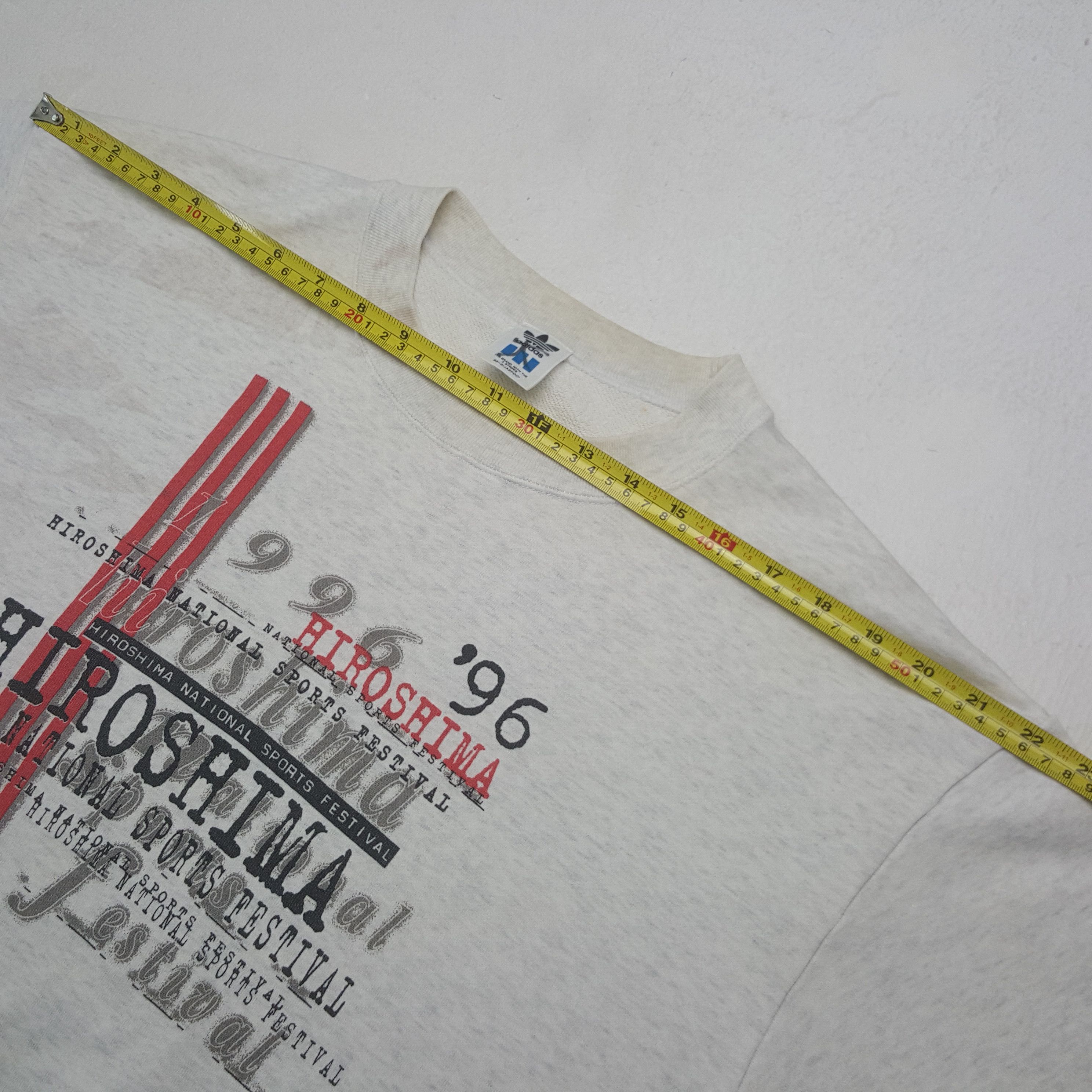 Adidas Vintage Adidas Hiroshima 96 Festival Sweatshirt C302N16 Size US M / EU 48-50 / 2 - 5 Thumbnail