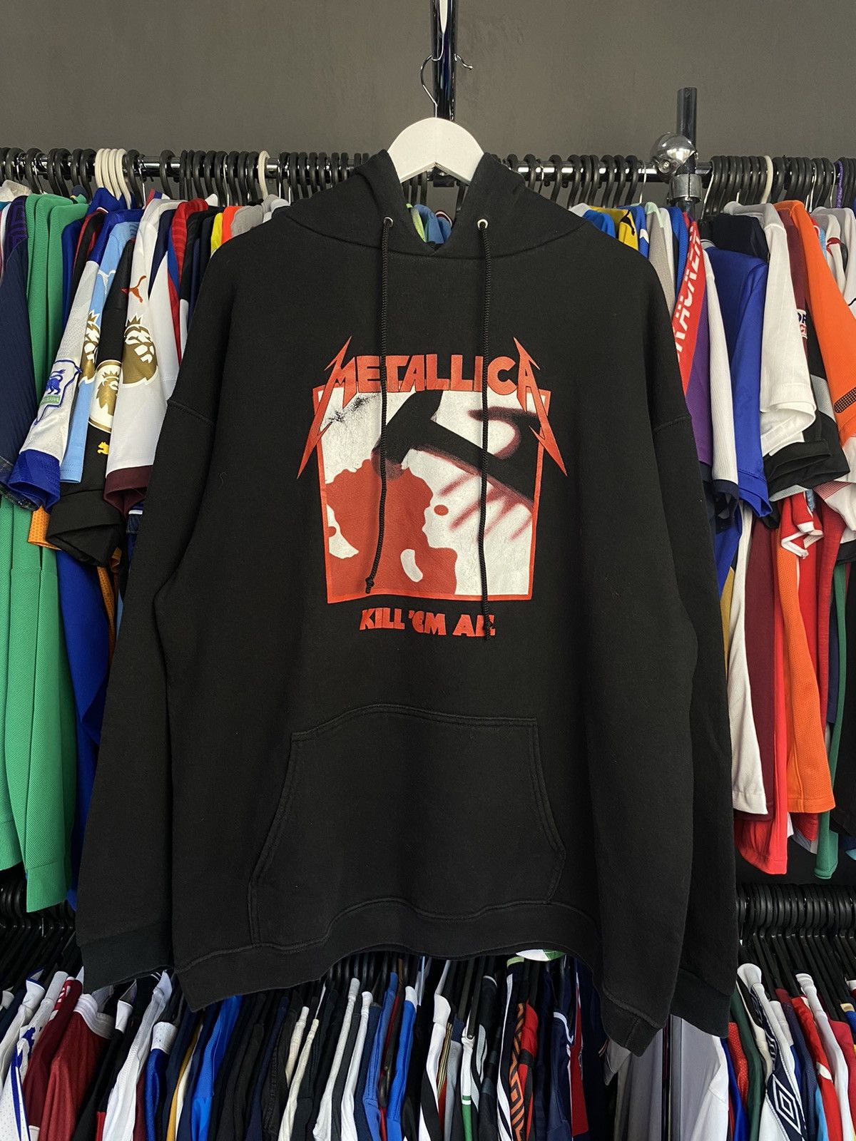 Band Tees Vintage Metallica Black Kill Em All Hoodie 90's Size US XL / EU 56 / 4 - 1 Thumbnail