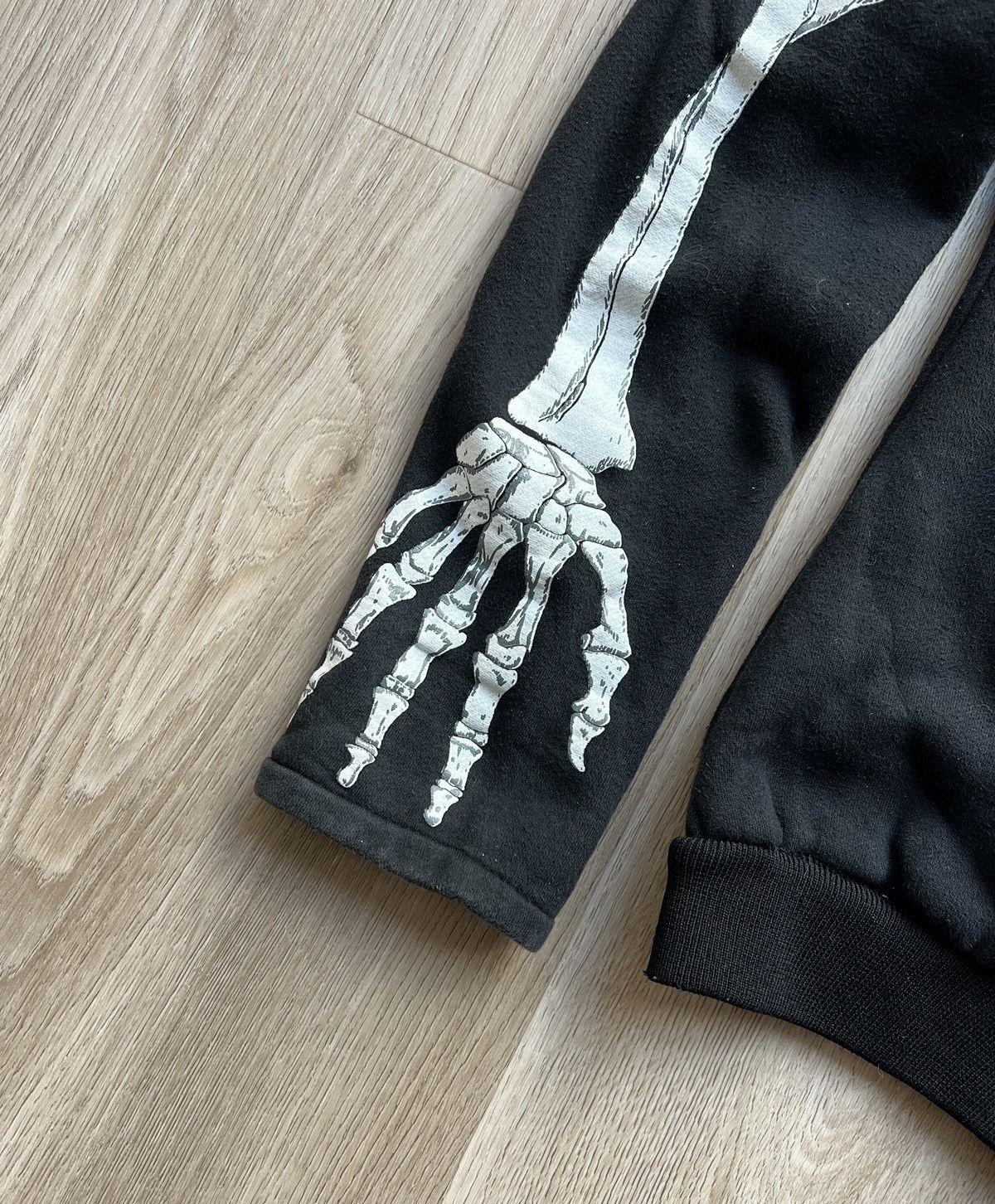 Vintage Skeleton Full Print Avant Garde Zip Up Hoodie Size US S / EU 44-46 / 1 - 2 Thumbnail