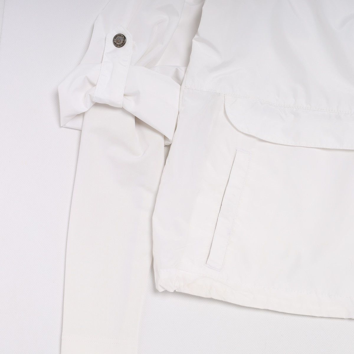 Emporio Armani Armani Jeans Polyester White Anorak Jacket Size M / US 6-8 / IT 42-44 - 12 Thumbnail