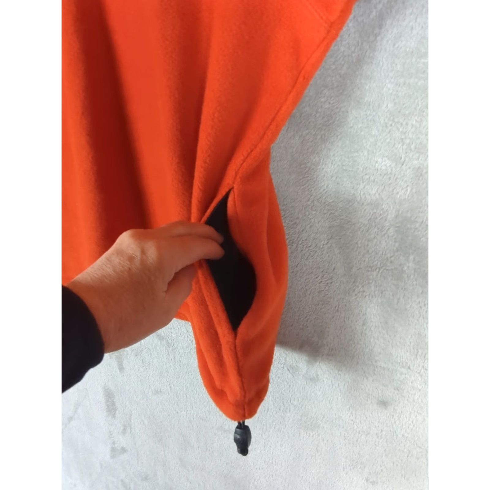 Old Navy VINTAGE Old Navy Mens Orange 90s Y2K Fleece PULLOVER Mock Neck 1/4 Zip ZIP Jacket XL Size US XL / EU 56 / 4 - 6 Thumbnail