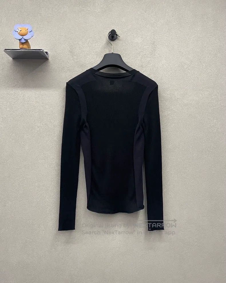 Louis Vuitton Louis Vuitton Black Patchwork Knit sweater Size S / US 4 / IT 40 - 3 Thumbnail