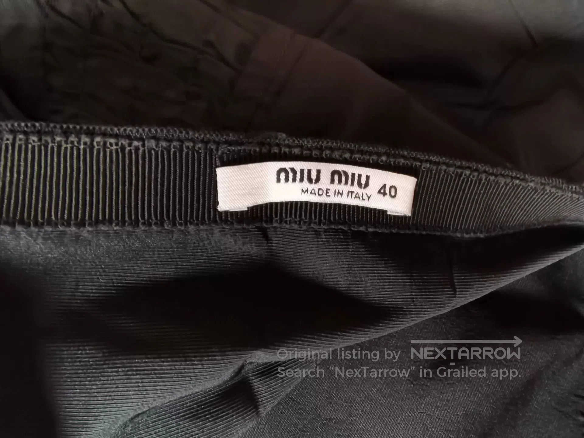 Miu Miu Miu Miu Black Summer Skirt. Size 39" - 7 Thumbnail