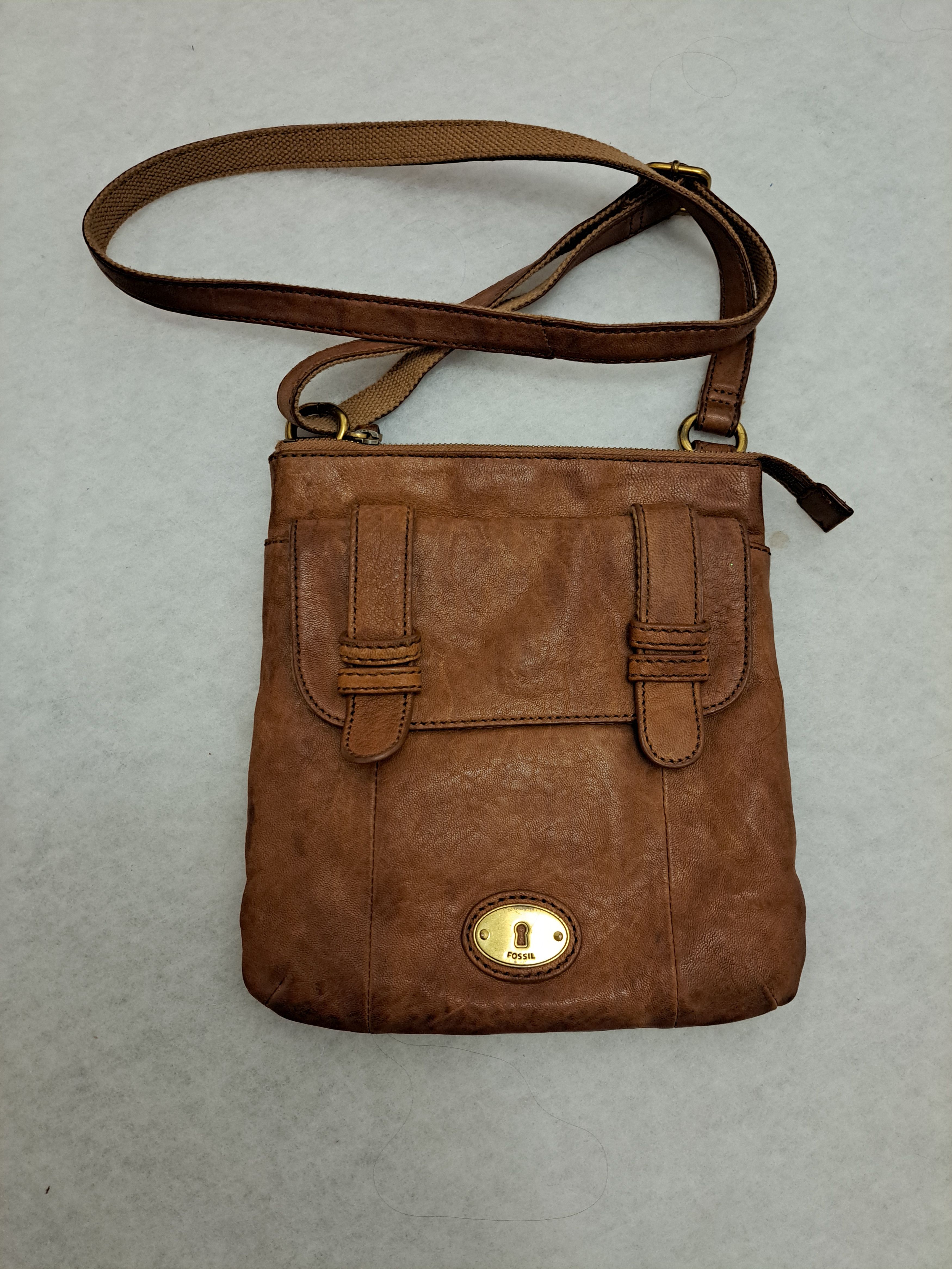 Fossil Brown leather Fossil crossbody bag Size ONE SIZE - 1 Thumbnail