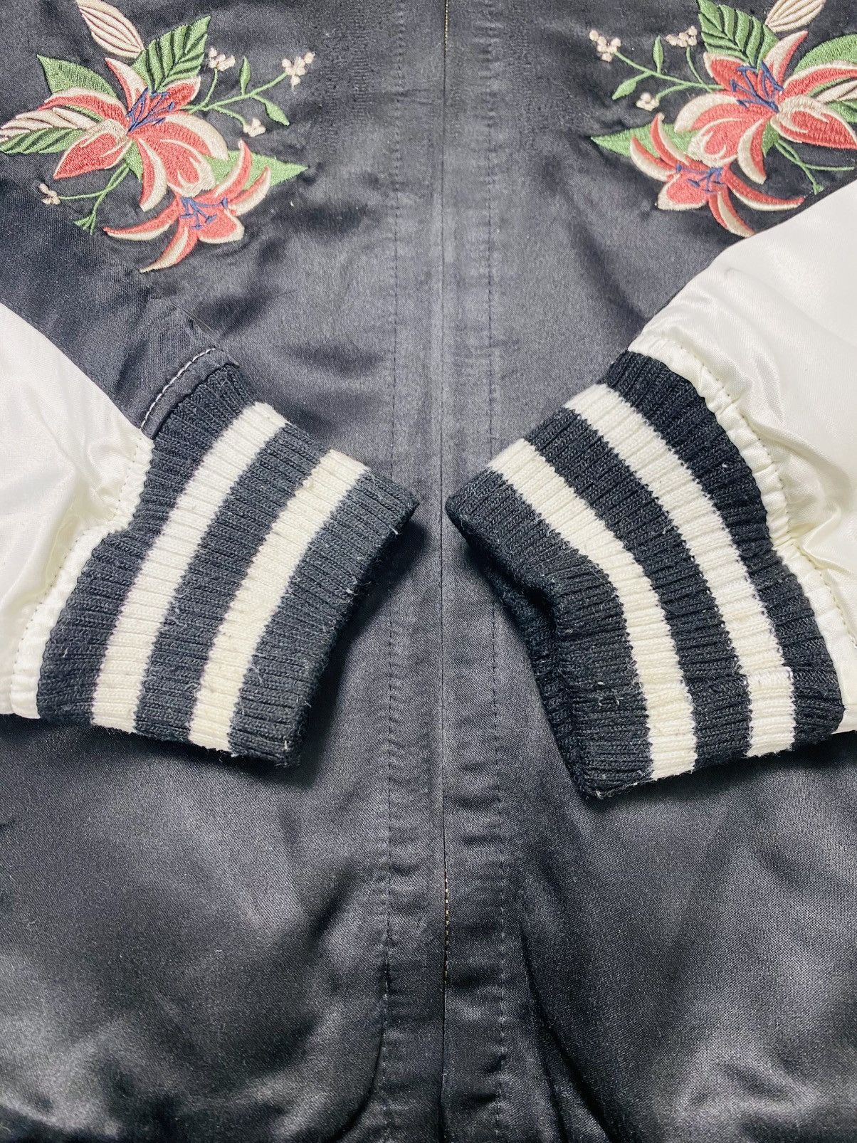 Japanese Brand Vtg Reversible Satin Bomber Jacket Sukajan Ingni Size US M / EU 48-50 / 2 - 6 Thumbnail