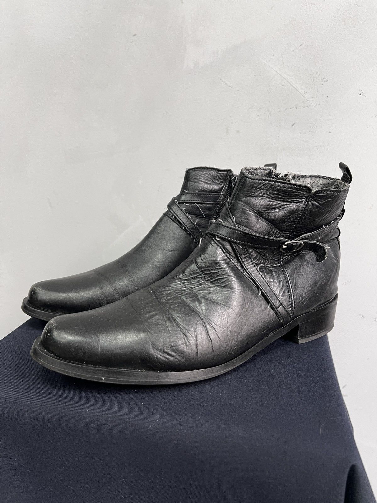 Other Leather Boots Black Streetwear Guidi Style y2k Size US 9 / EU 42 - 6 Thumbnail