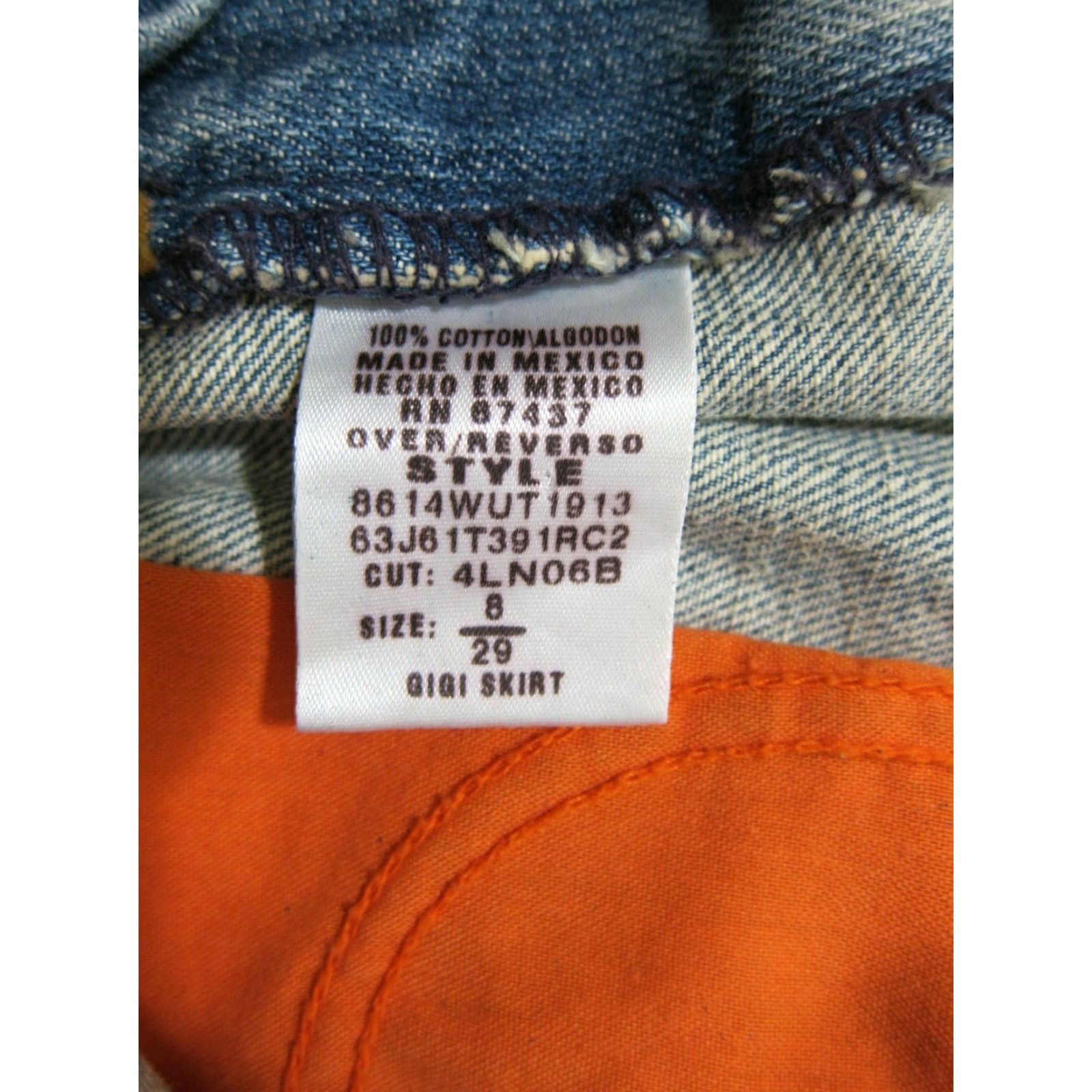 Ralph Lauren Ralph Lauren Polo Gigi Cotton Lightwash Distressed Denim Jean Skirt Women 8/29 Size 30" / US 8 / IT 44 - 3 Thumbnail