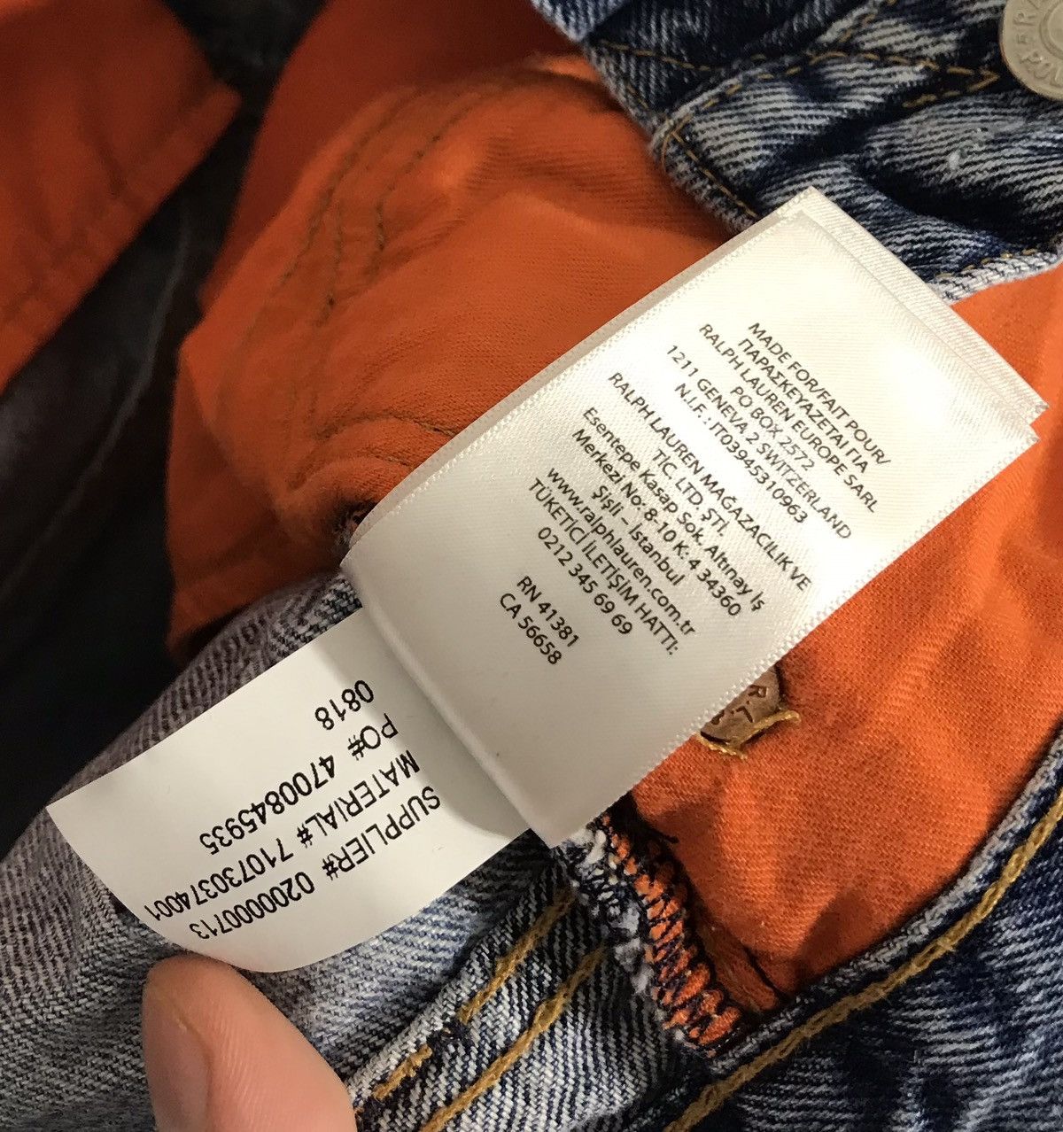 Ralph Lauren Polo Ralph Lauren The Varick Slim Straight Jeans Size US 34 / EU 50 - 9 Thumbnail