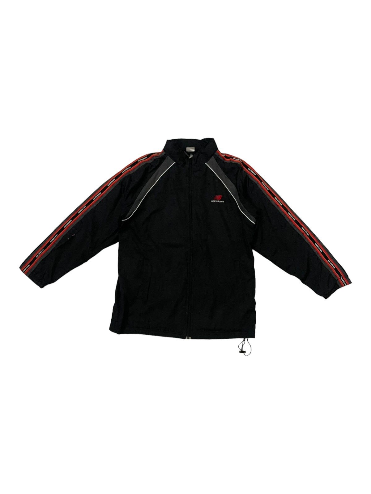 New Balance Vintage New Balance Zip Spell Out Windbreaker Sport Jacket Size US M / EU 48-50 / 2 - 2 Thumbnail