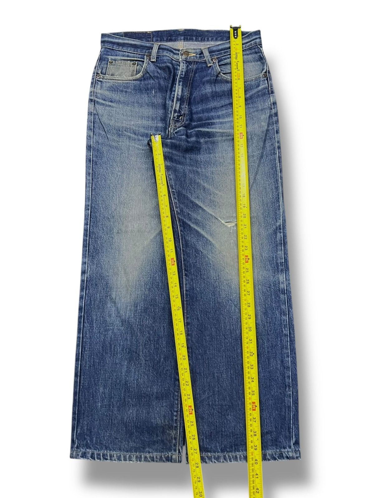 Japanese Brand Vintage GL Heart Japan - Faded Wash Jeans Size US 33 - 17 Thumbnail