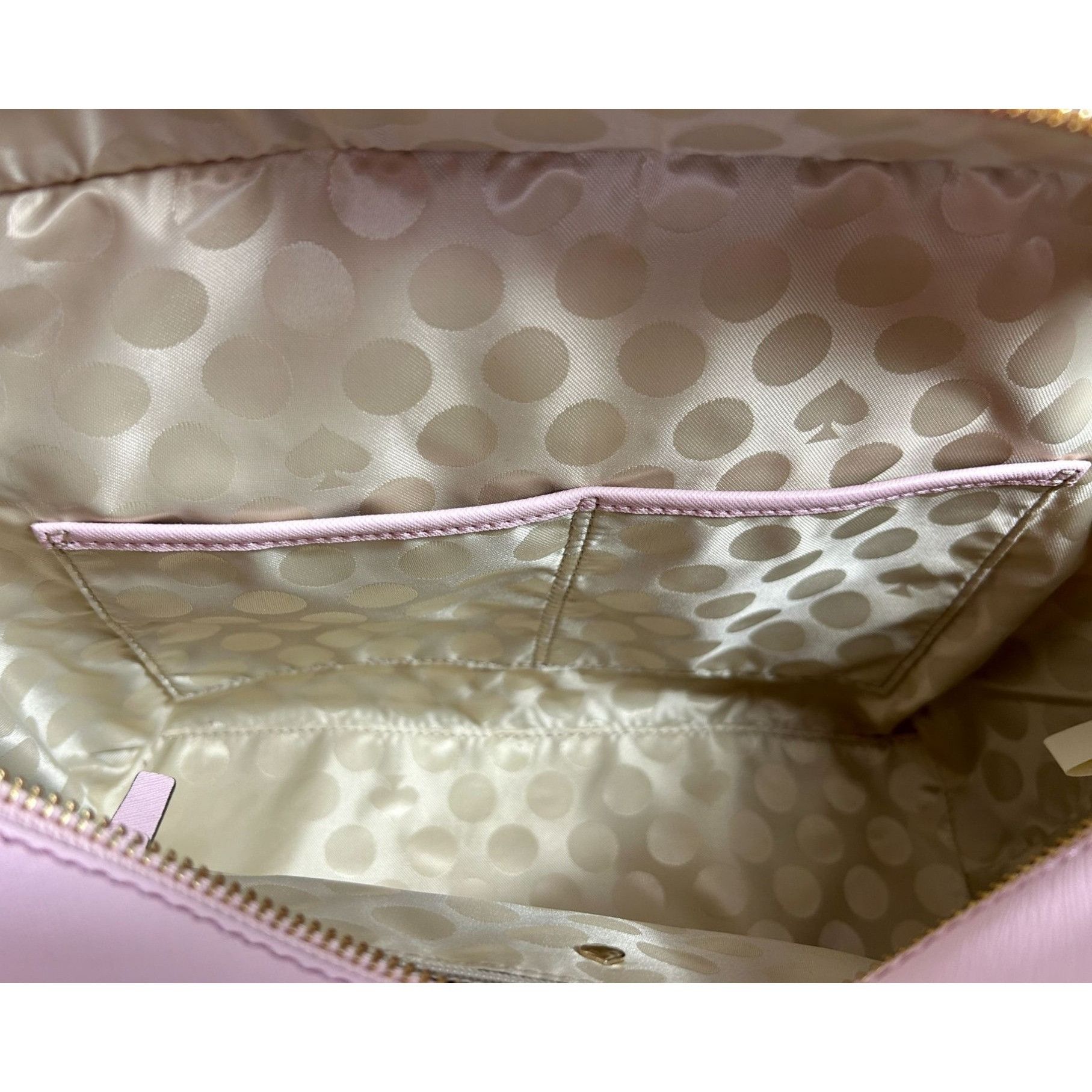 Kate Spade Kate Spade Textured Leather Handbag Tote in Pink Size ONE SIZE - 8 Thumbnail