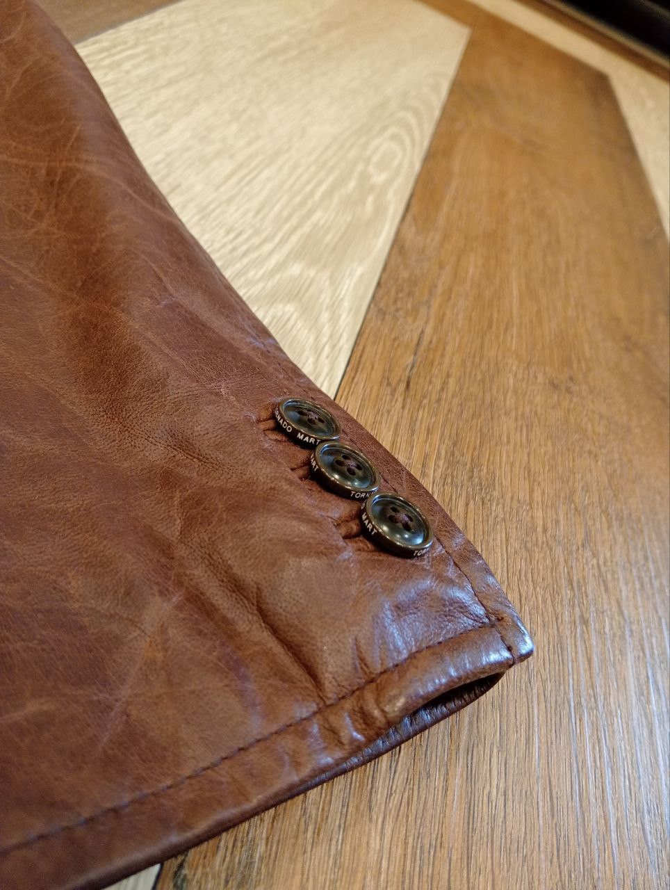 Tornado Mart TORNADO MART JAPAN LEATHER JACKET - SIZE L Size US L / EU 52-54 / 3 - 6 Thumbnail