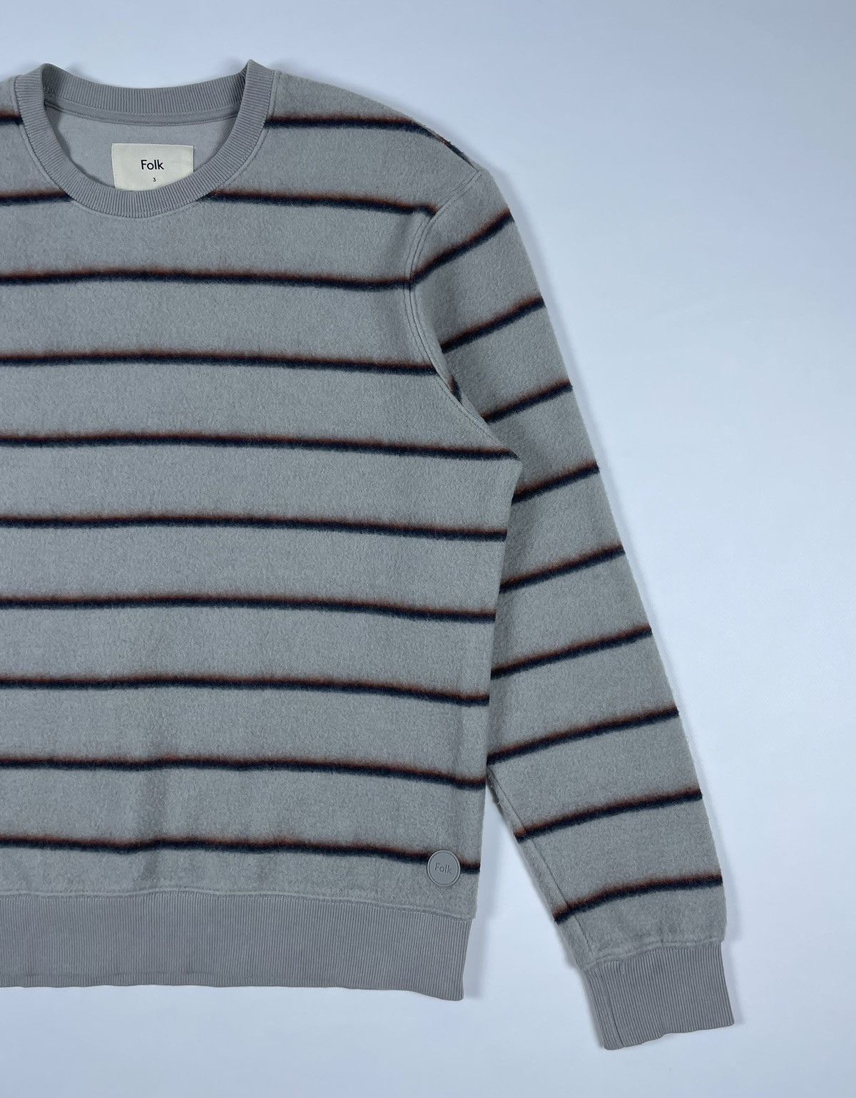 Folk Folk fleece striped Sweatshirt Size US M / EU 48-50 / 2 - 3 Thumbnail