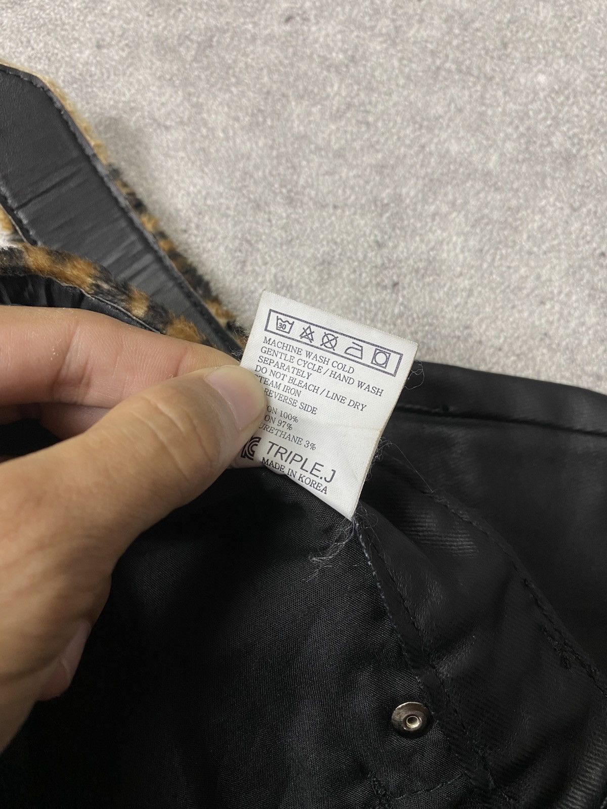 If Six Was Nine × Japanese Brand × Le Grande Bleu (L.G.B.) 2000s Triple J Leather Wideleg Pants Size US 32 / EU 48 - 4 Thumbnail