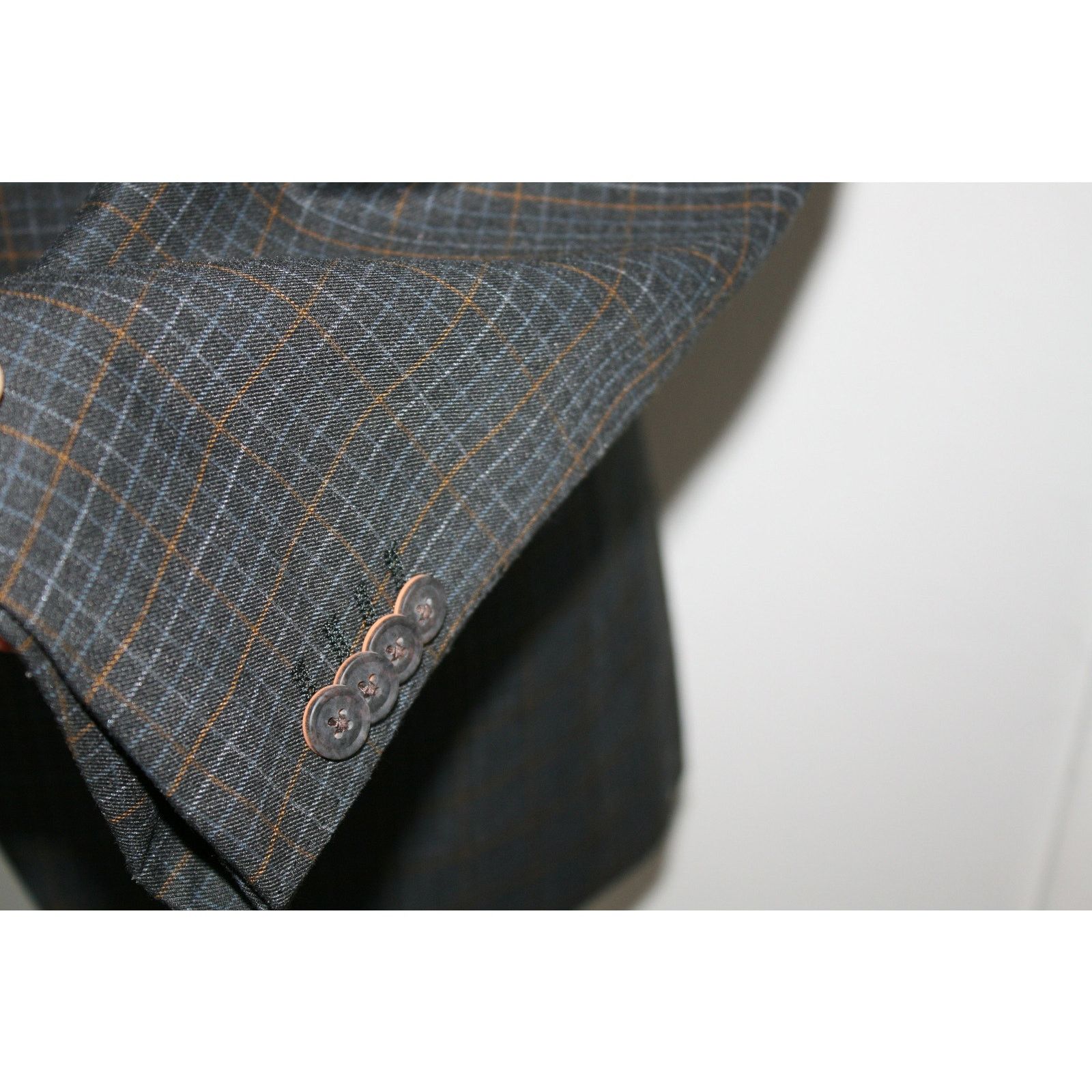 Haggar 42L Haggar Originals 1926 Checked Blazer Classic MOD Style Size 42L - 4 Thumbnail