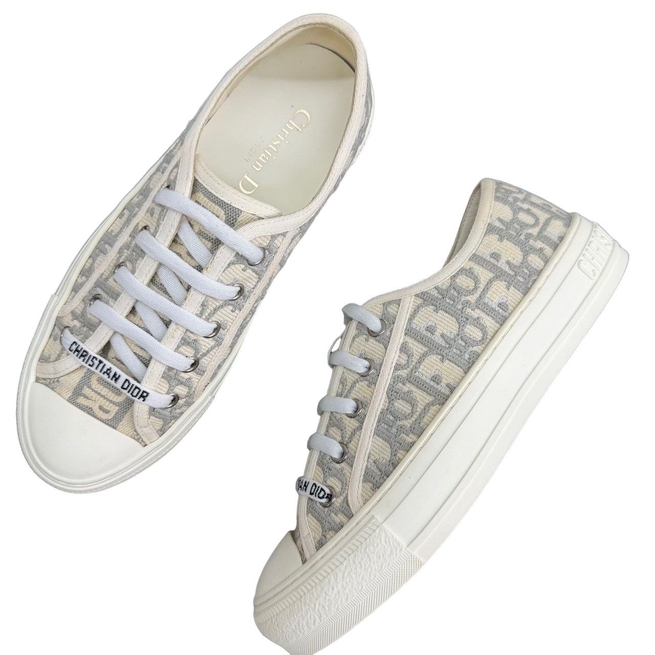 Dior Dior Oblique Walk'n'Dior Sneakers Size 37 Size US 6 / IT 36 - 1 Thumbnail