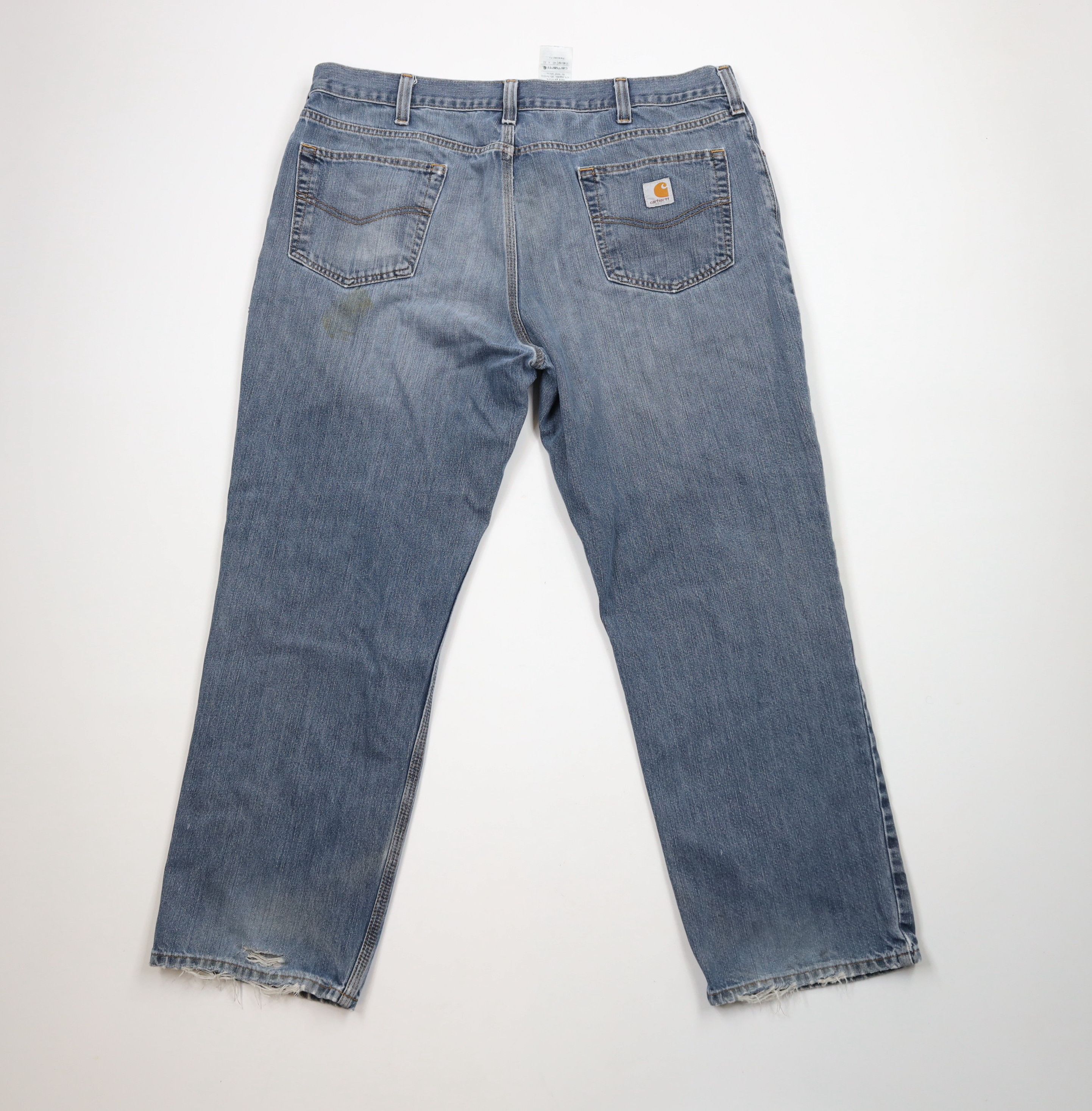 Carhartt × Vintage Vintage Carhartt Distressed Relaxed Fit Denim Jeans Blue Size US 40 / EU 56 - 11 Thumbnail