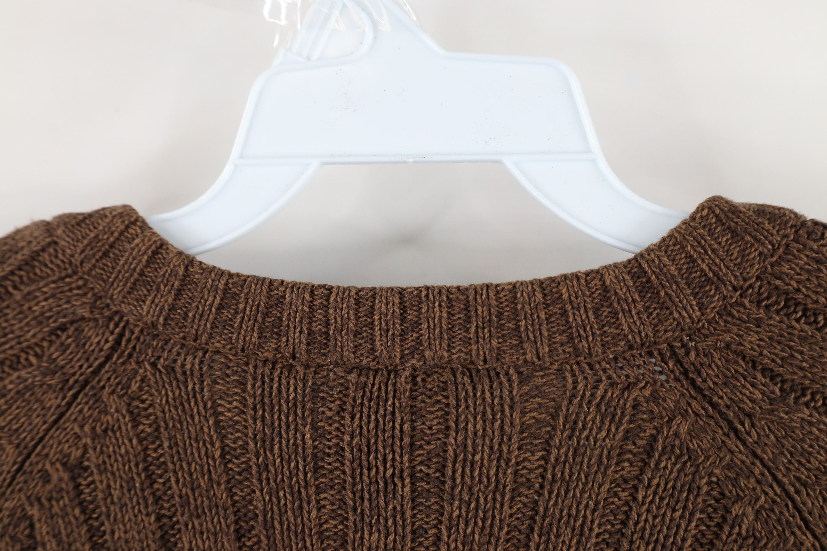 Columbia × Vintage Vintage Columbia Cotton Ribbed Knit Sweater Heather Brown Size US M / EU 48-50 / 2 - 9 Thumbnail