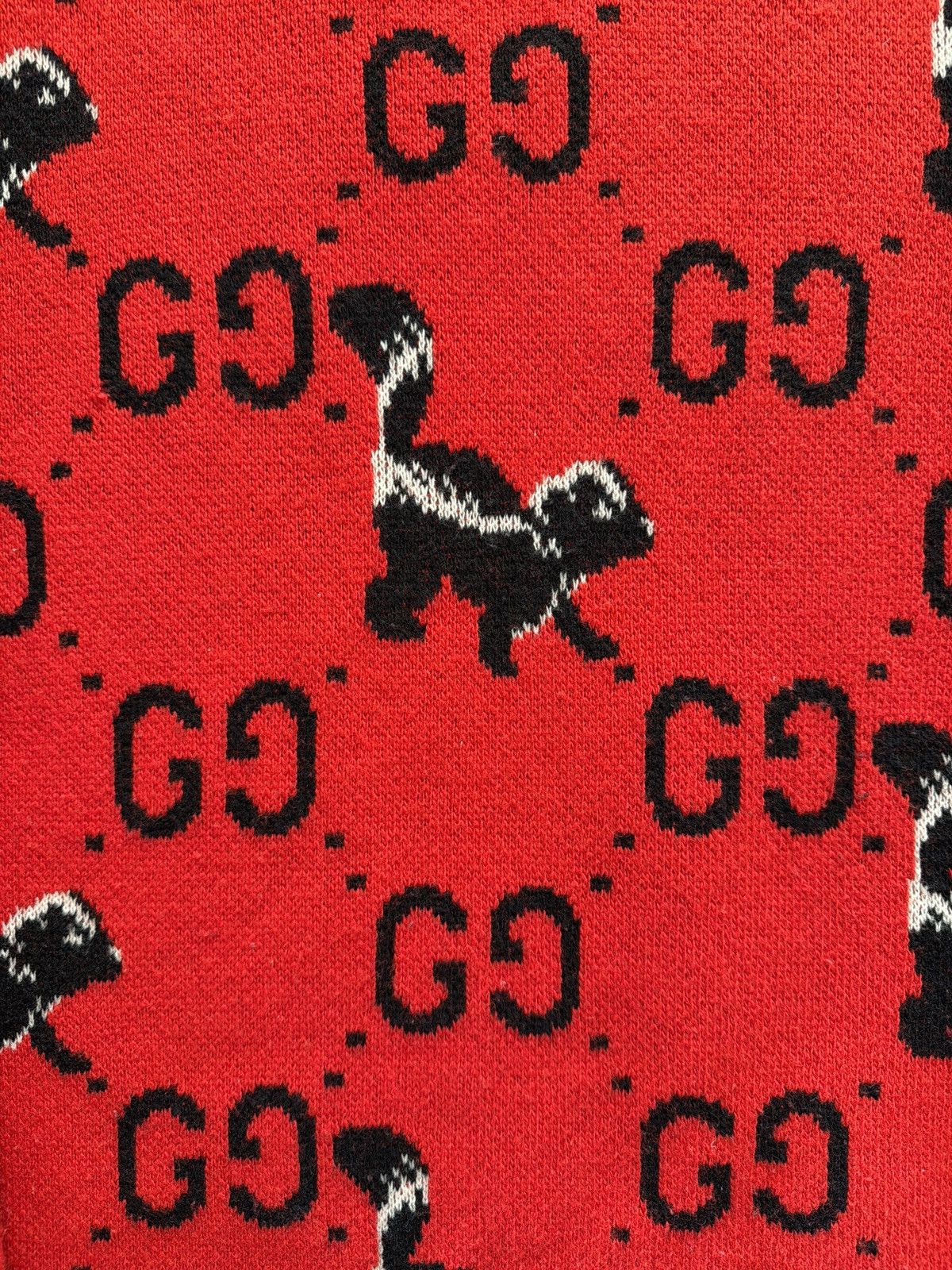 Gucci GUCCI GG SKUNK WOOL KNIT Size US S / EU 44-46 / 1 - 2 Thumbnail