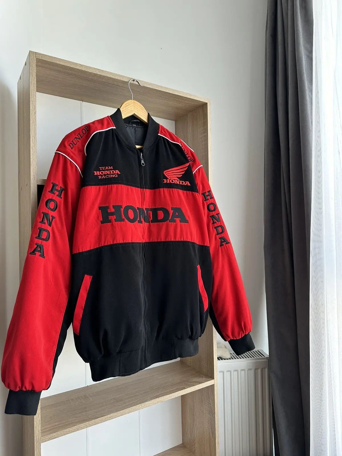 Honda × Vintage Vintage Honda Red Racing Formula Uno Jacket Size US M / EU 48-50 / 2 - 5 Thumbnail