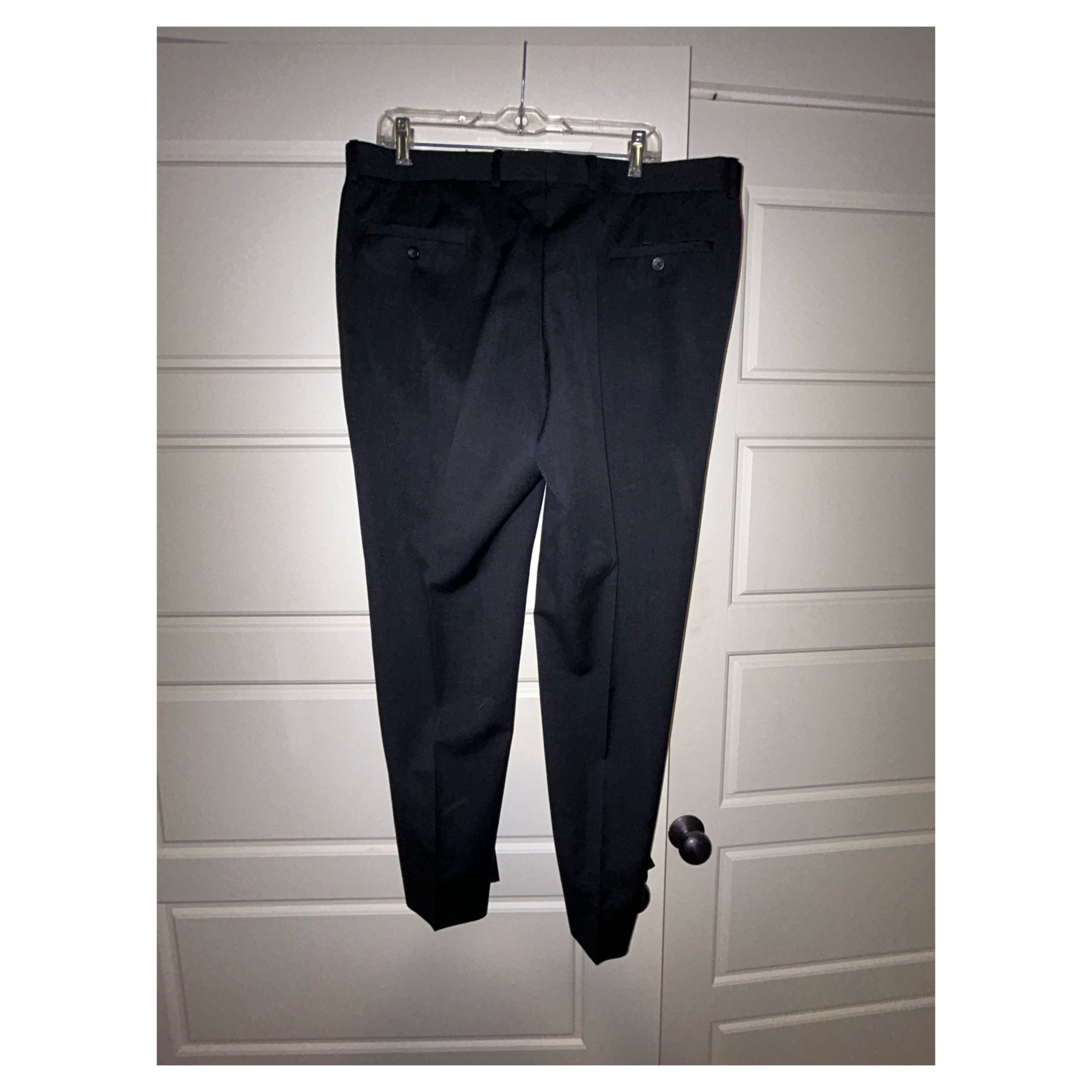 Pronto Uomo Pronto Uomo Platinum Men's Black Suit Size 46S - 8 Thumbnail
