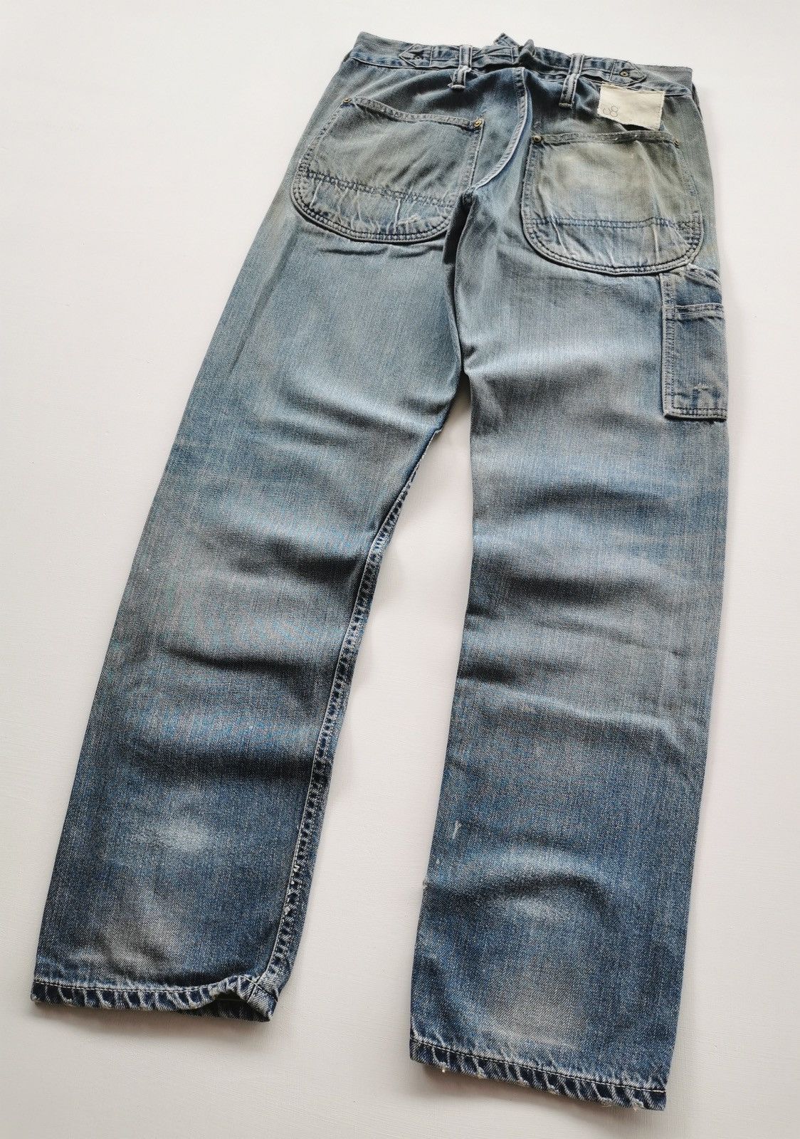 Johnbull Thrashed John Bull AP538 Selvedge Jeans Size US 30 / EU 46 - 11 Thumbnail
