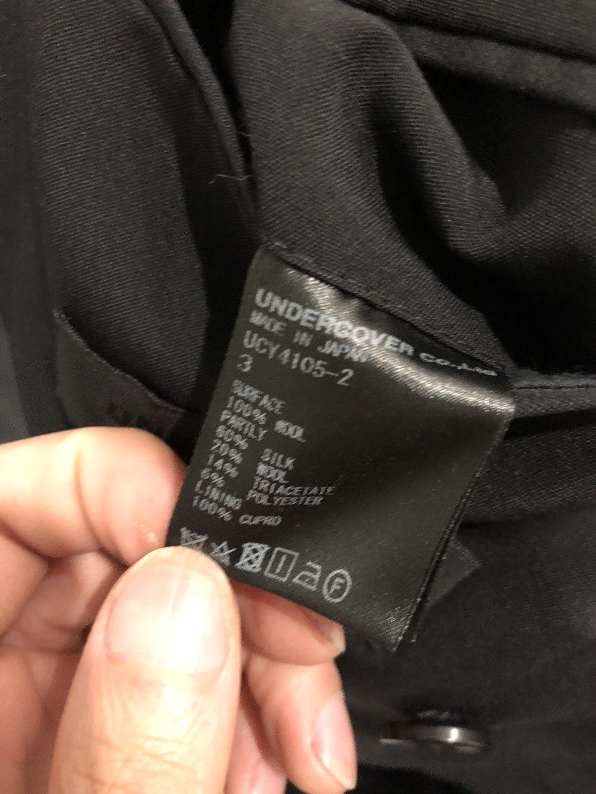 Undercover SS20 Nosferatu Double-Breasted Jacket Size 44R - 7 Thumbnail