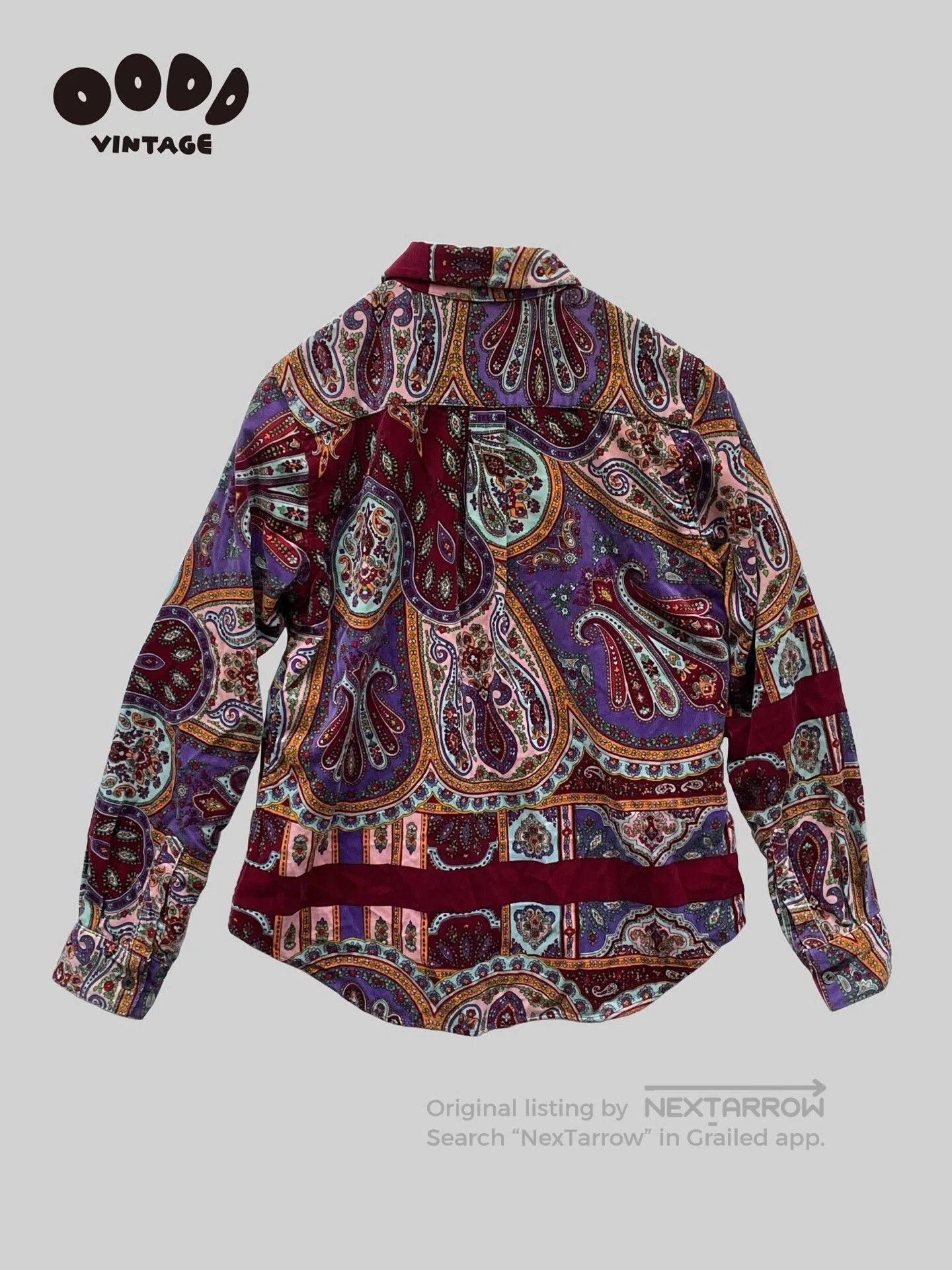 Comme des Garcons Comme Des Garcons Paisley Print Shirt. Size M / US 6-8 / IT 42-44 - 2 Thumbnail