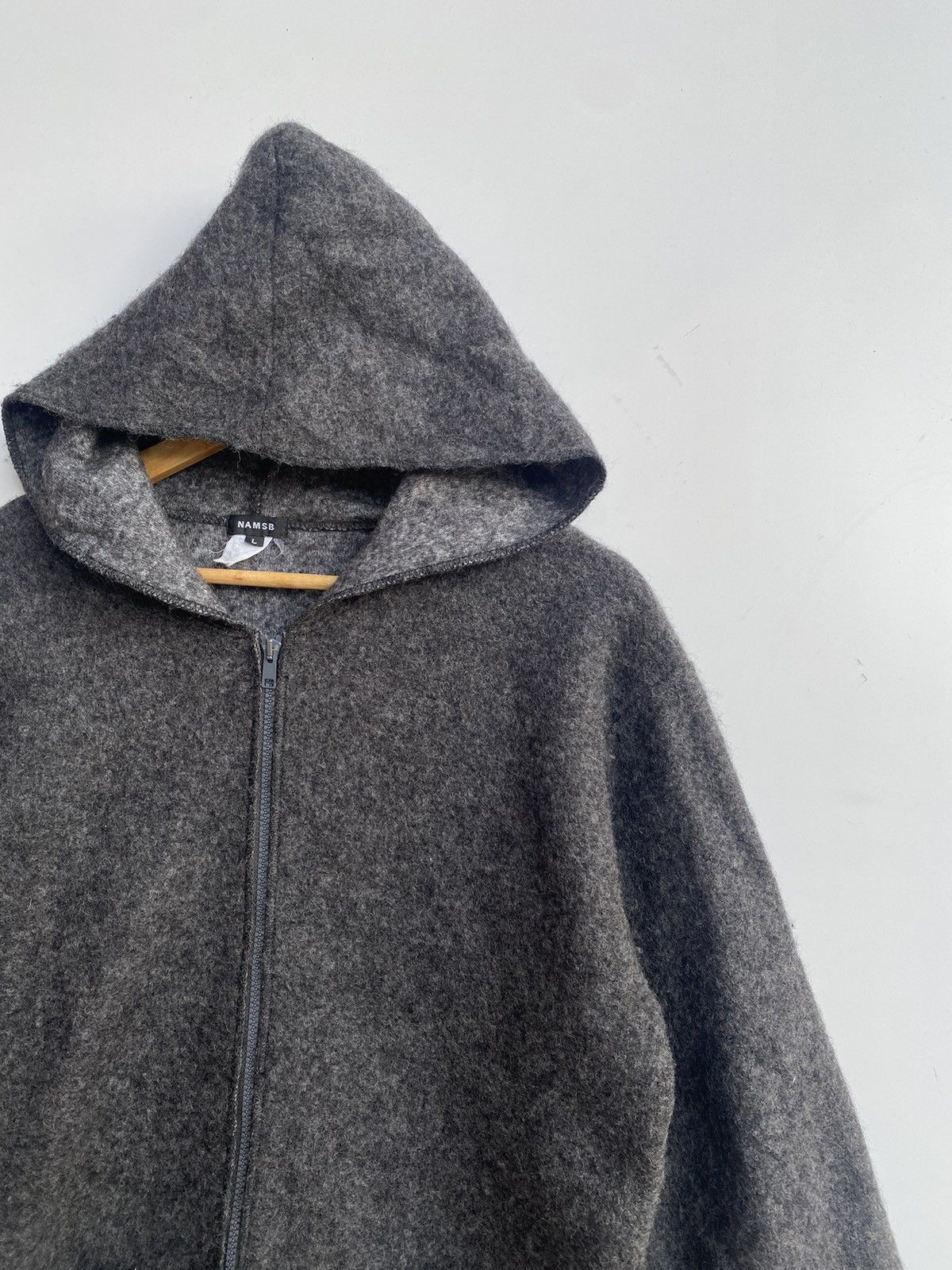 Japanese Brand × Vintage ✅️Vintage NAMSB Mohair Sweater Riri Zip Size US L / EU 52-54 / 3 - 7 Thumbnail