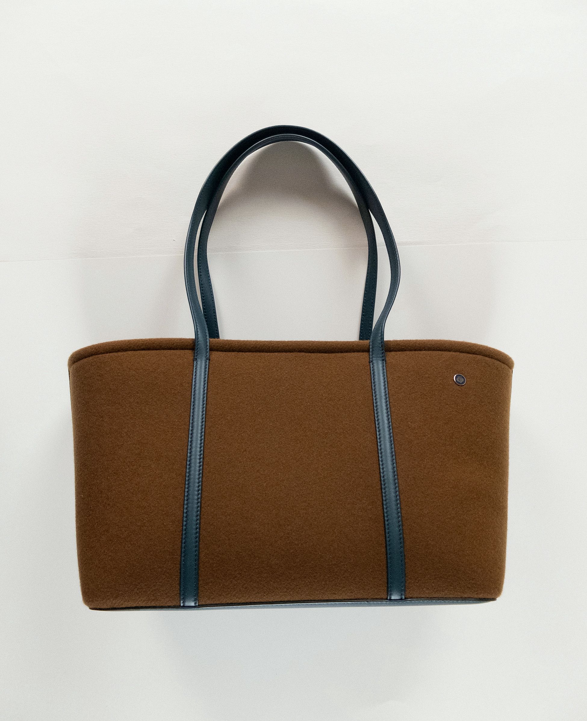 Loro Piana LORO PIANA Carry Everything brown felt cashmere tote bag Size ONE SIZE - 13 Thumbnail
