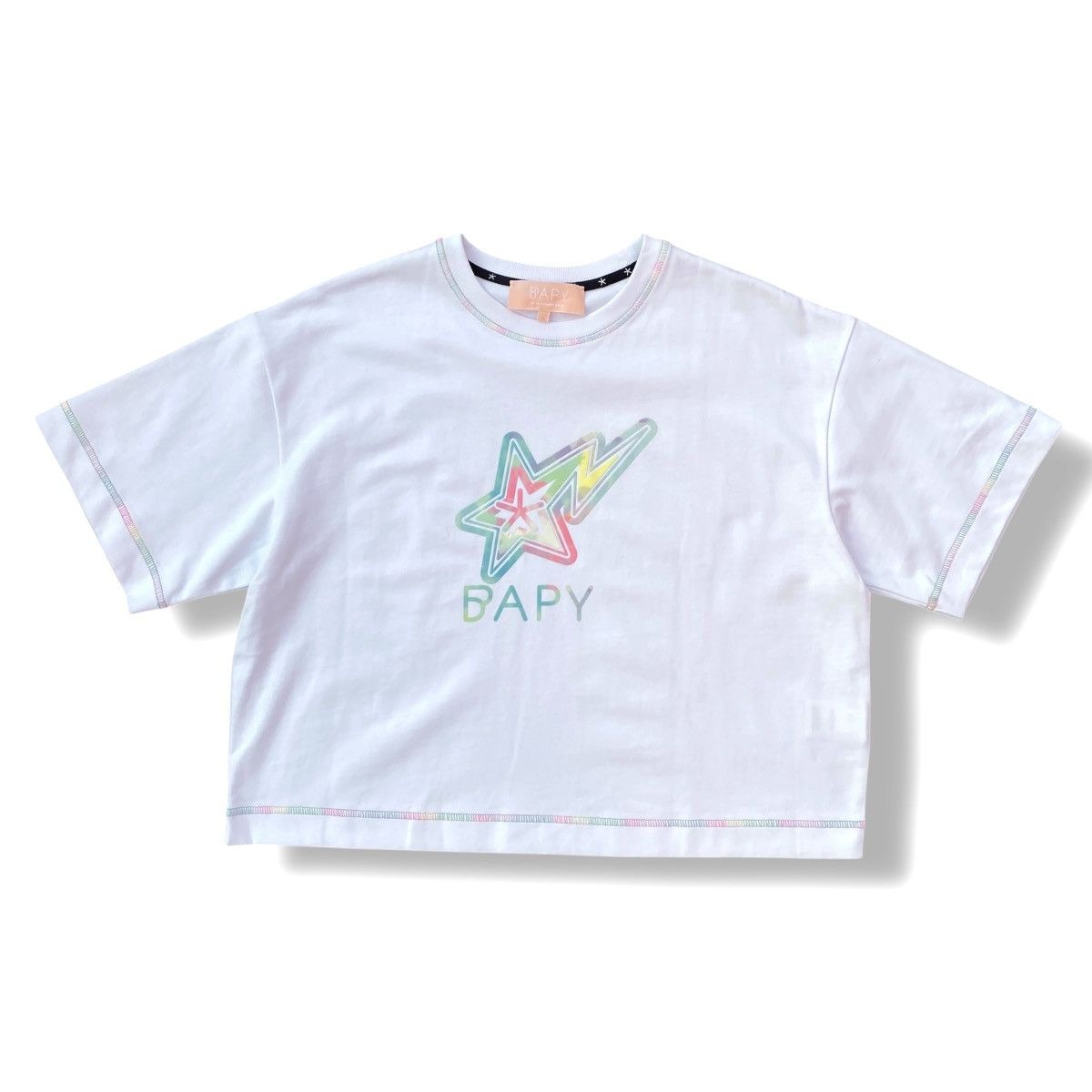 Bape Bape Bapy by A Bathing Ape Bapesta Logo Crop Shirt Size XS / US 0-2 / IT 36-38 - 2 Thumbnail