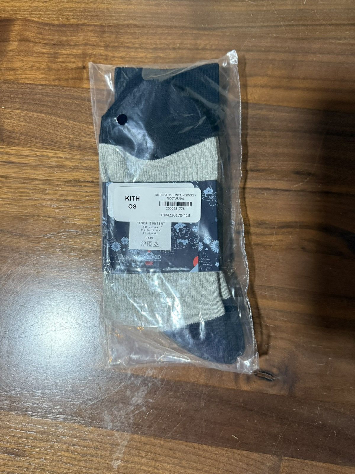 Columbia × Kith Kith Columbia NSE Mountain Socks Nocturnal Embroidered Logo Size ONE SIZE - 4 Thumbnail