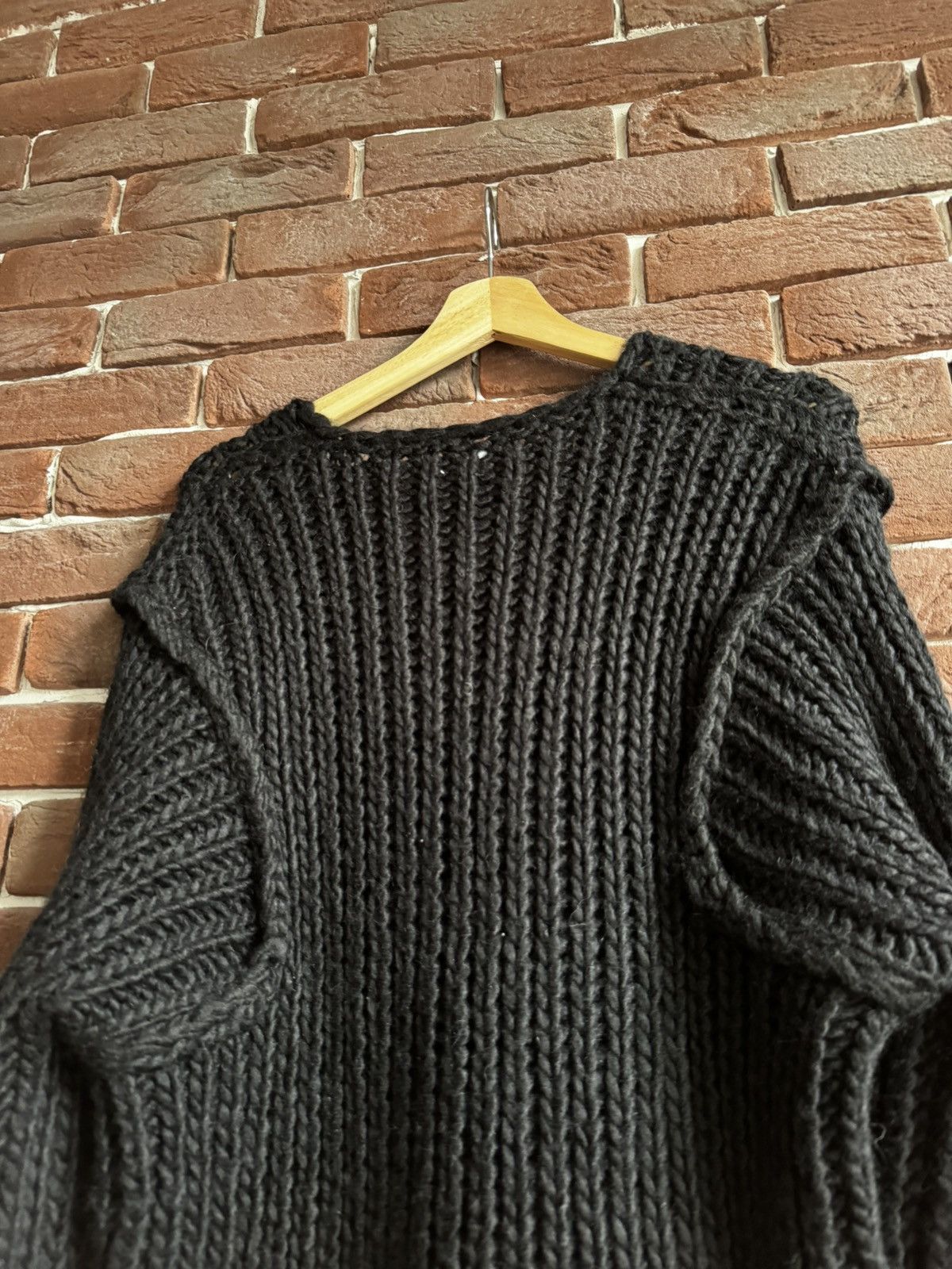 Dolce & Gabbana Dolce&Gabbana D&G Vintage Archive Heavy Black Knit Luxury M Size US M / EU 48-50 / 2 - 9 Thumbnail