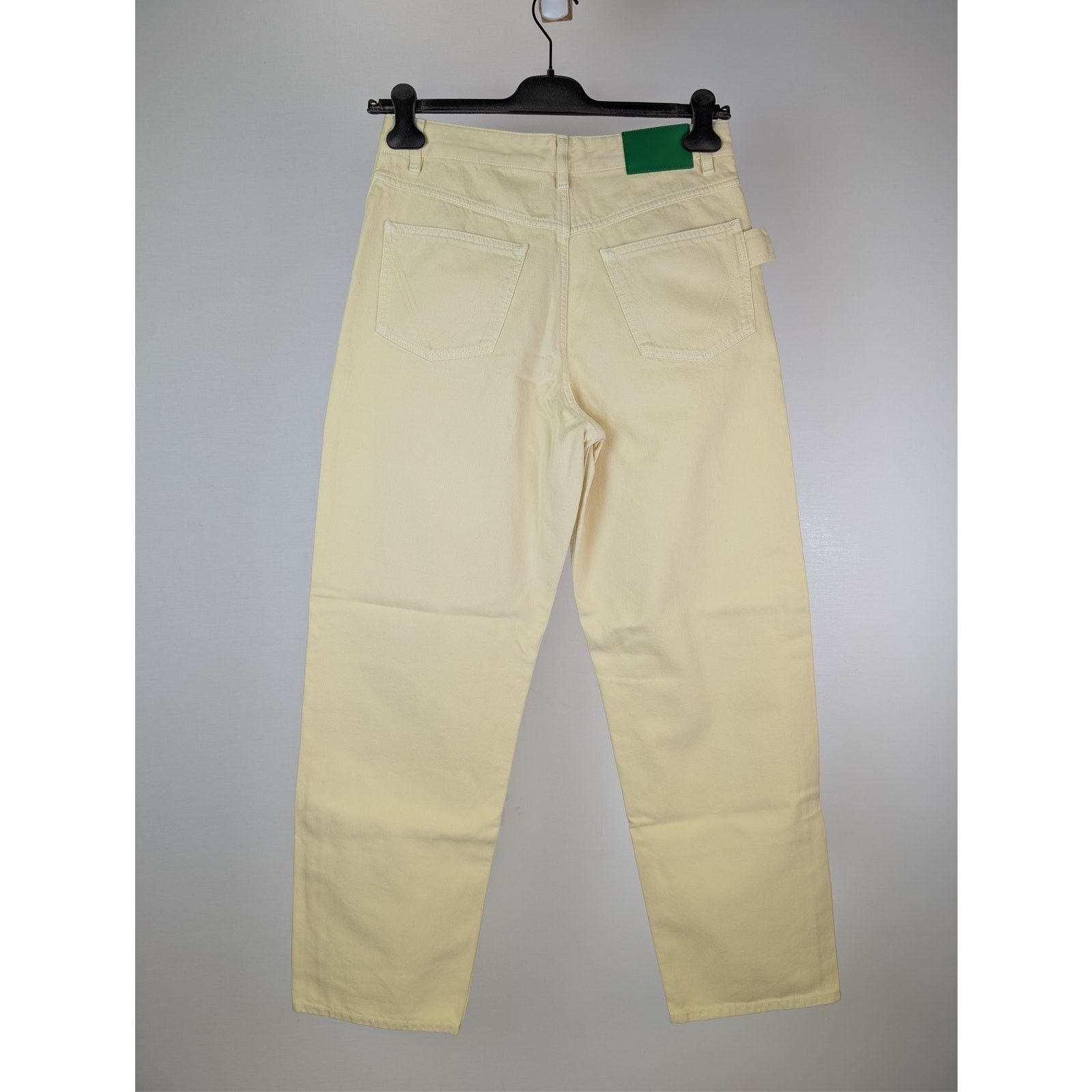 Bottega Veneta o1rshd1 Washed Coloured Denim Trousers Jean in Banana Size US 30 / EU 46 - 11 Thumbnail