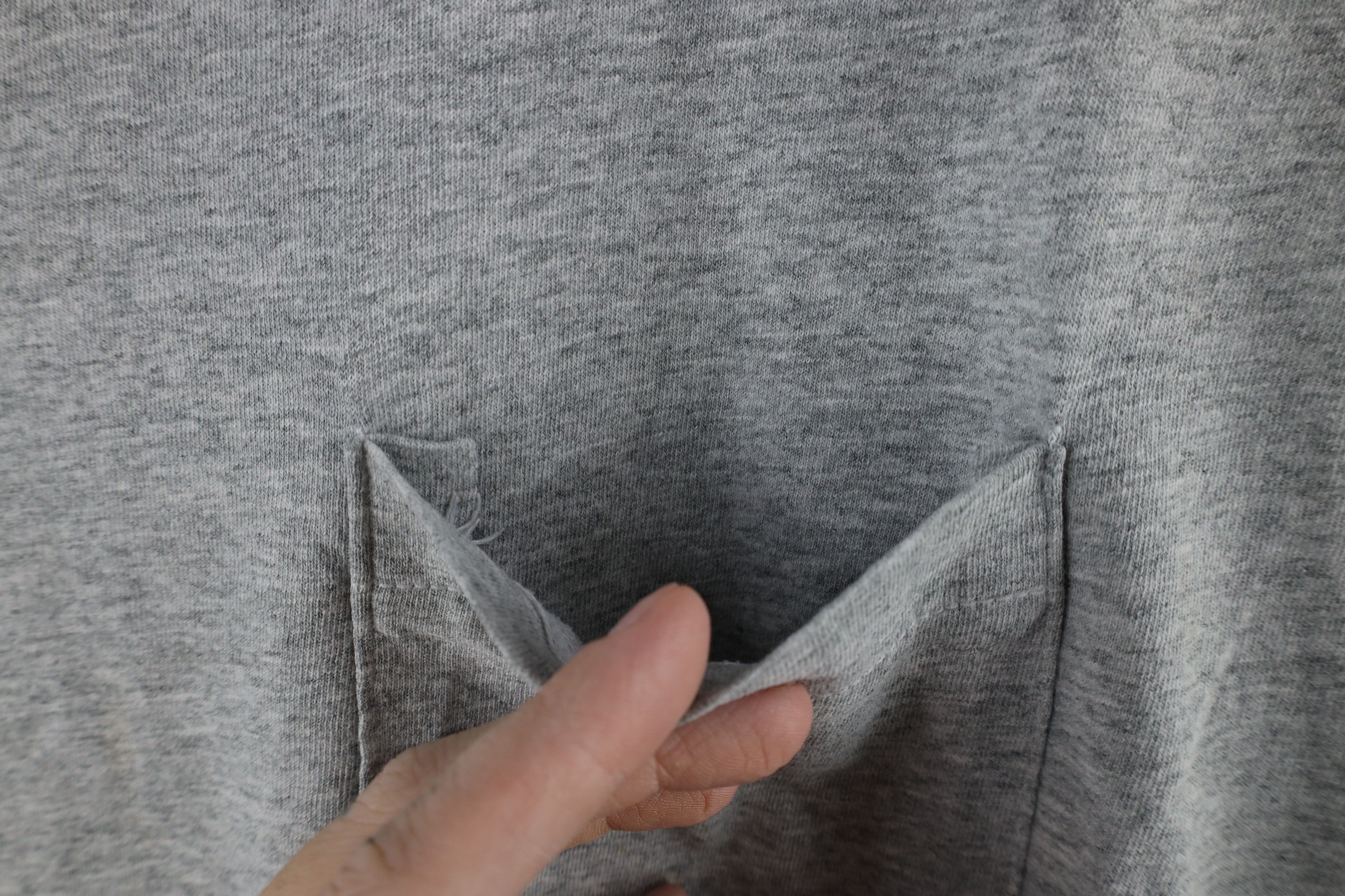 Vintage Vintage 90s Streetwear Long Sleeve T-Shirt Heather Gray USA Size US L / EU 52-54 / 3 - 6 Thumbnail