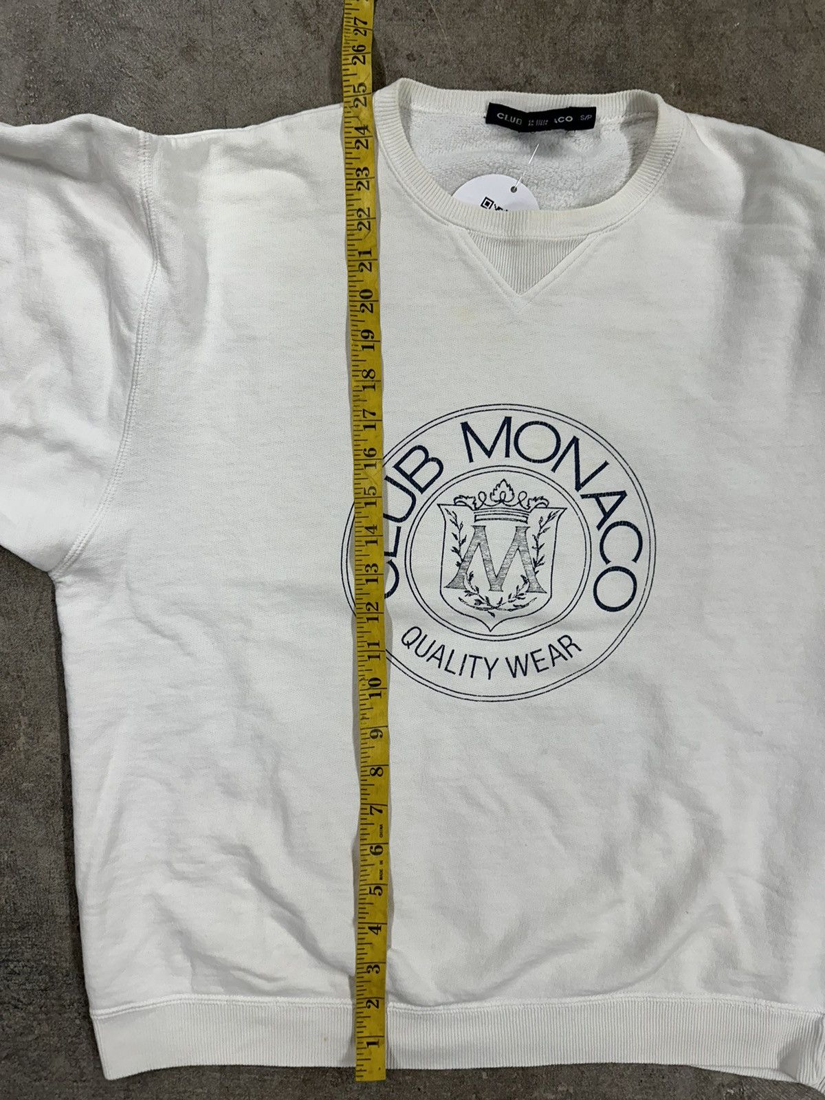 Club Monaco Vintage 90s Club Monaco Heritage Crest Logo Sweatshirt Size US S / EU 44-46 / 1 - 15 Thumbnail