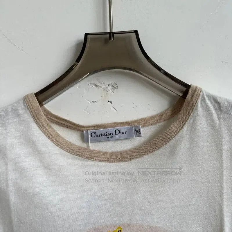 Dior Dior Women's White Graphic T. Size XS / US 0-2 / IT 36-38 - 3 Thumbnail