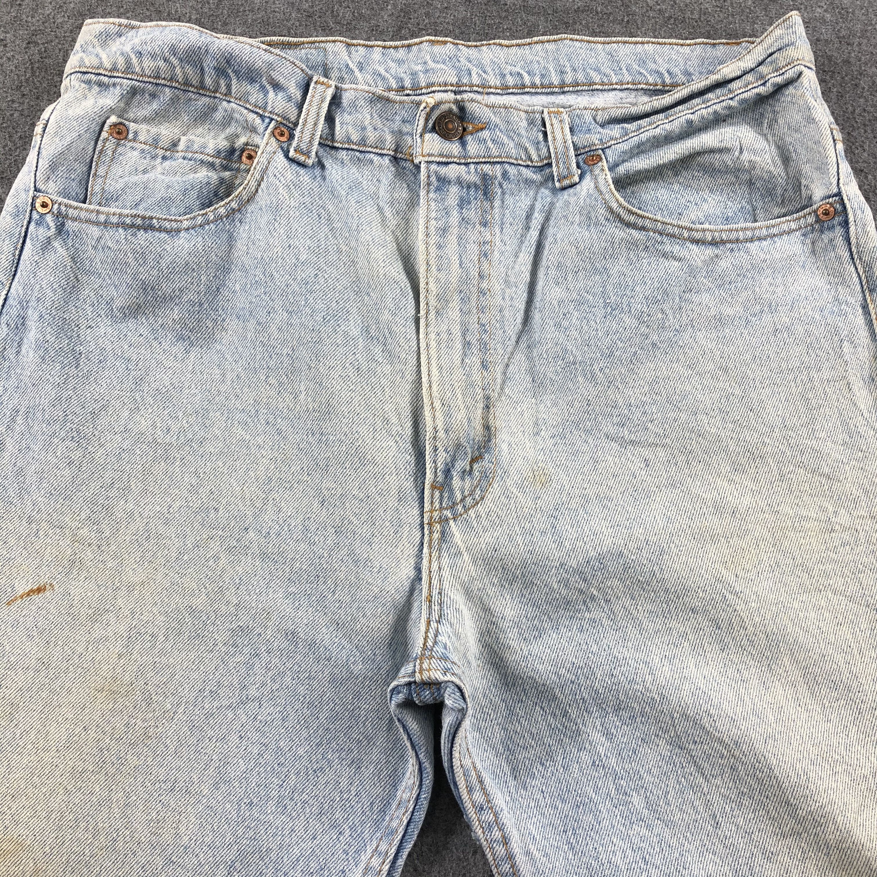 Levi's Vintage 90s Light Wash Levis 505 Jeans-J2593 Size US 36 / EU 52 - 3 Thumbnail