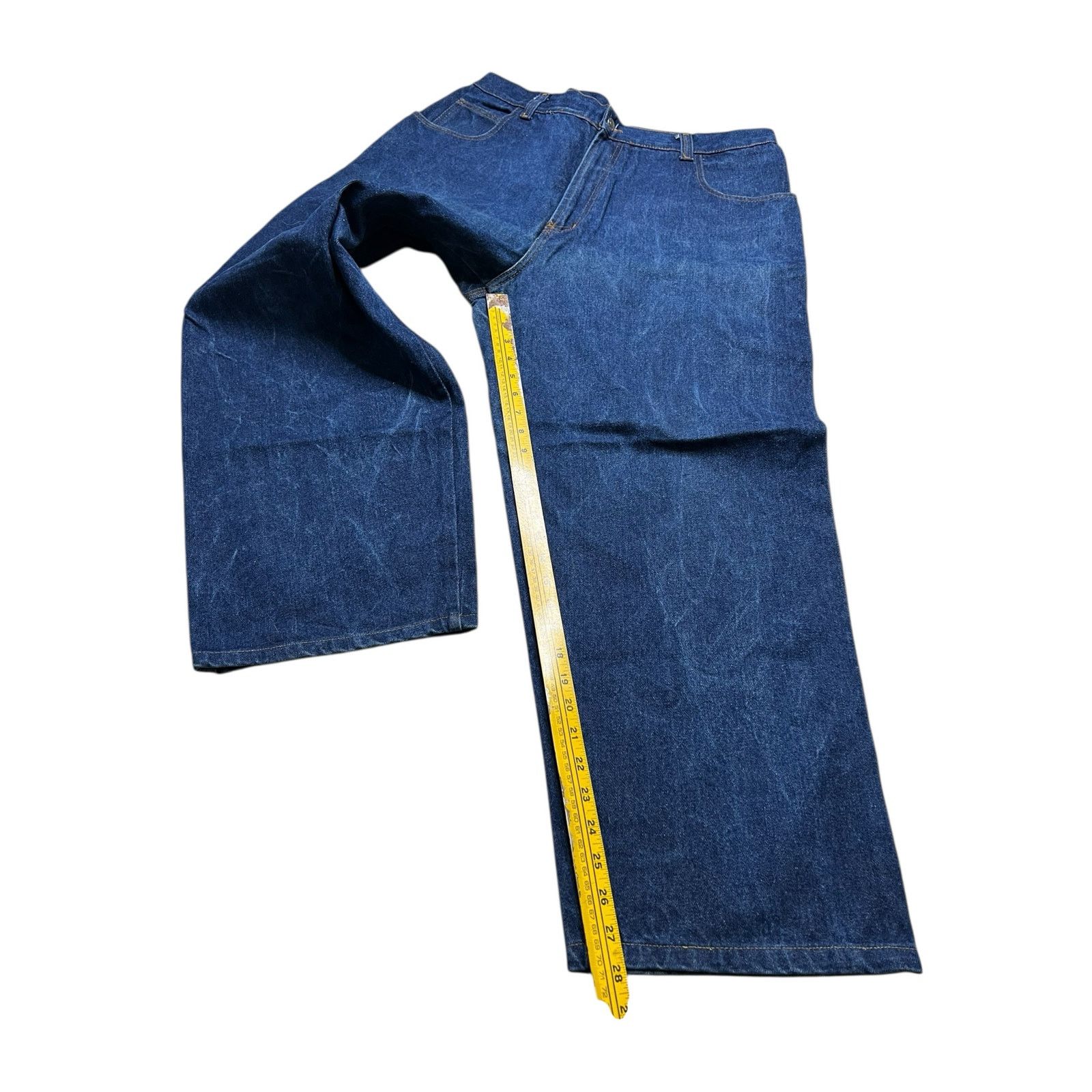 Vintage Vintage 80s Carpenter Workwear Denim Jeans Sz 38 Actua 36x28 Size US 38 / EU 54 - 8 Thumbnail
