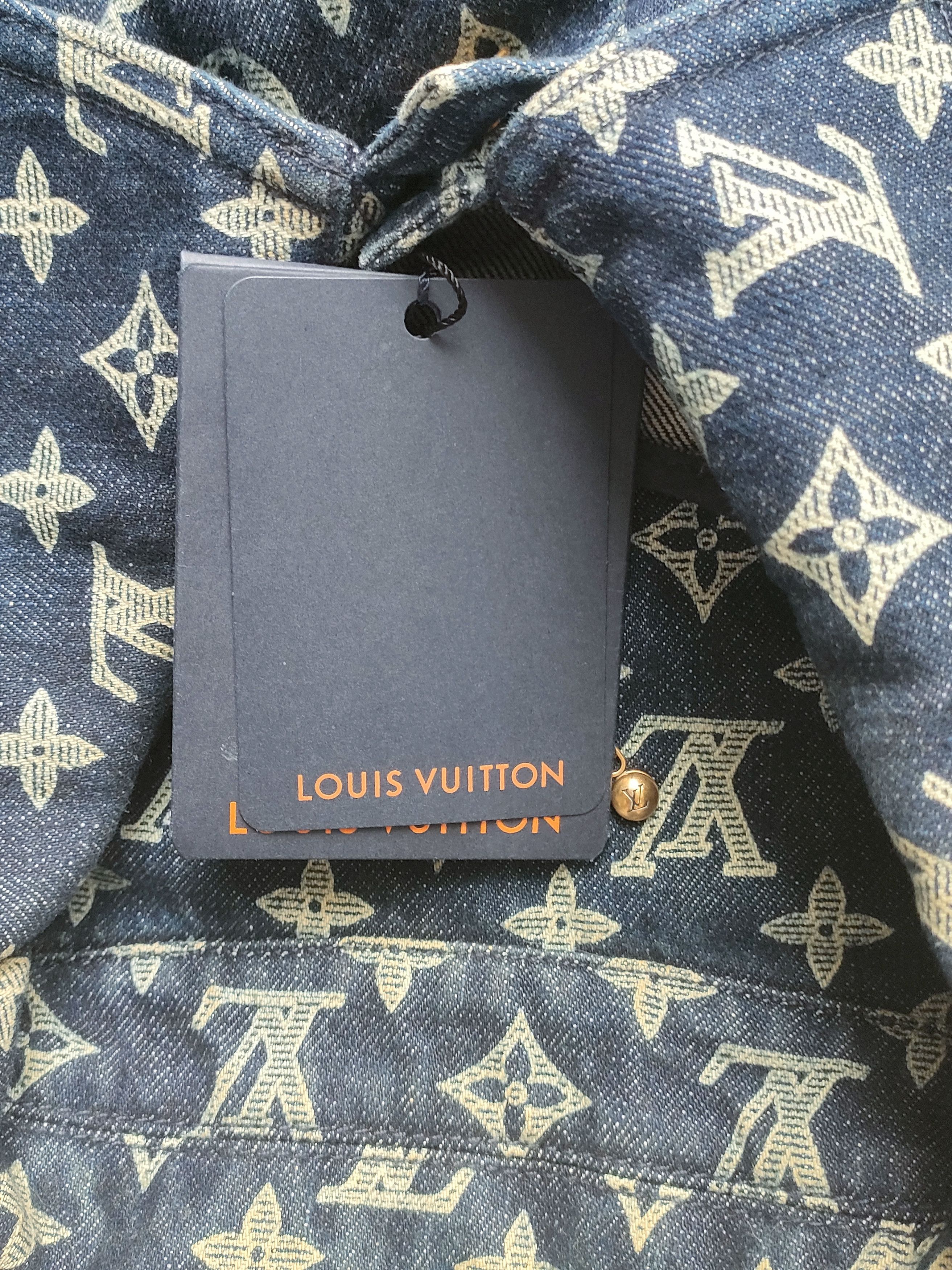 Louis Vuitton Louis Vuitton Old Flower Printed Denim Jacket Size US L / EU 52-54 / 3 - 9 Thumbnail