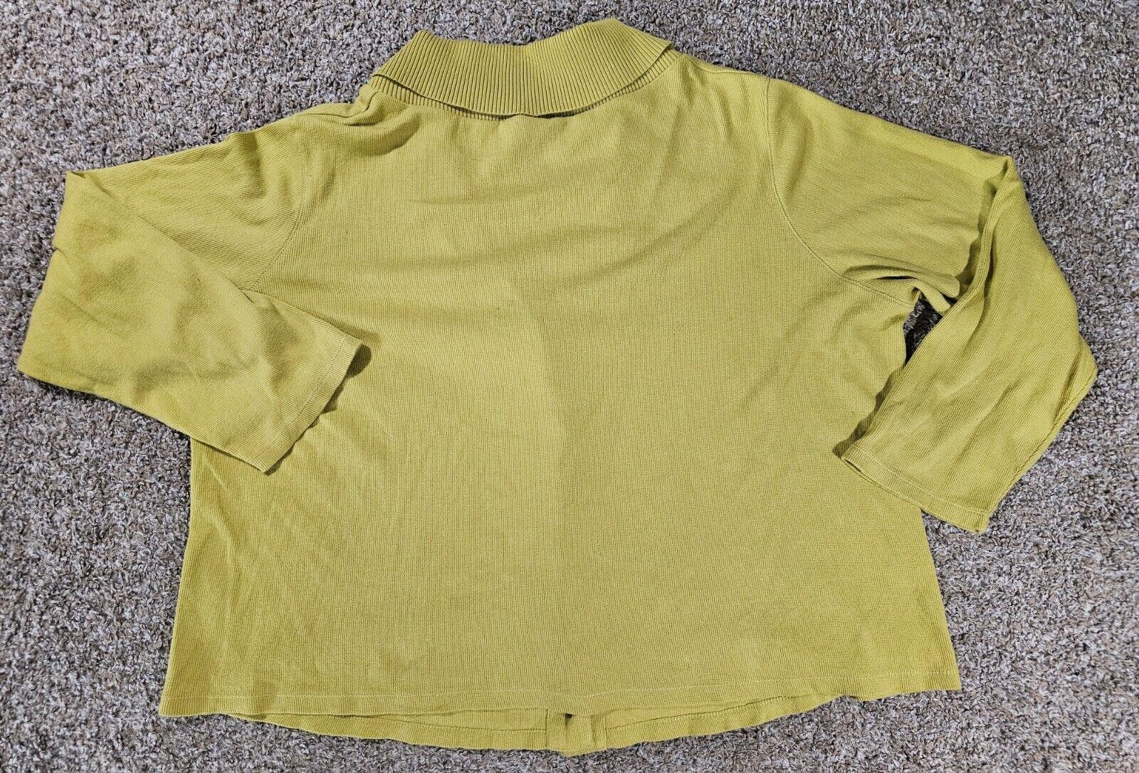 Other rafaella woman 3XL yellow button up cardigan Size 3XL / US 20-22 - 9 Thumbnail