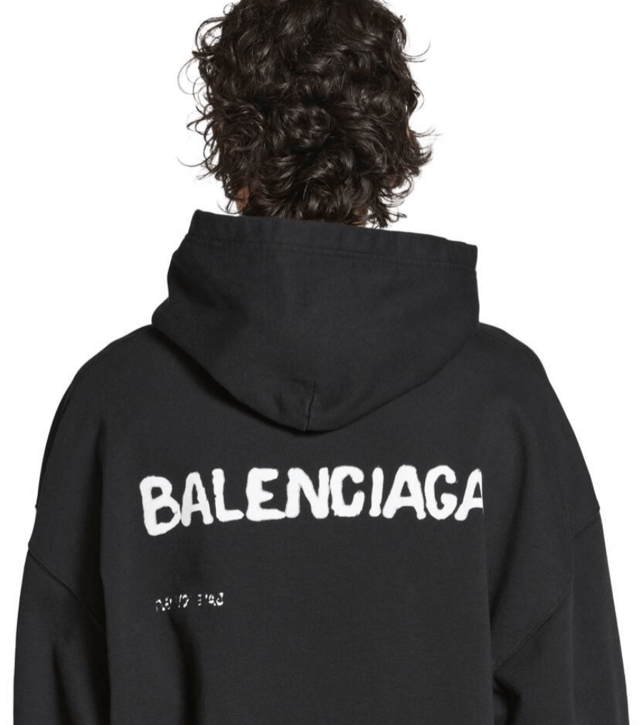 Balenciaga BALENCIAGA Hand Drawn Hoodie Size US XS / EU 42 / 0 - 5 Thumbnail