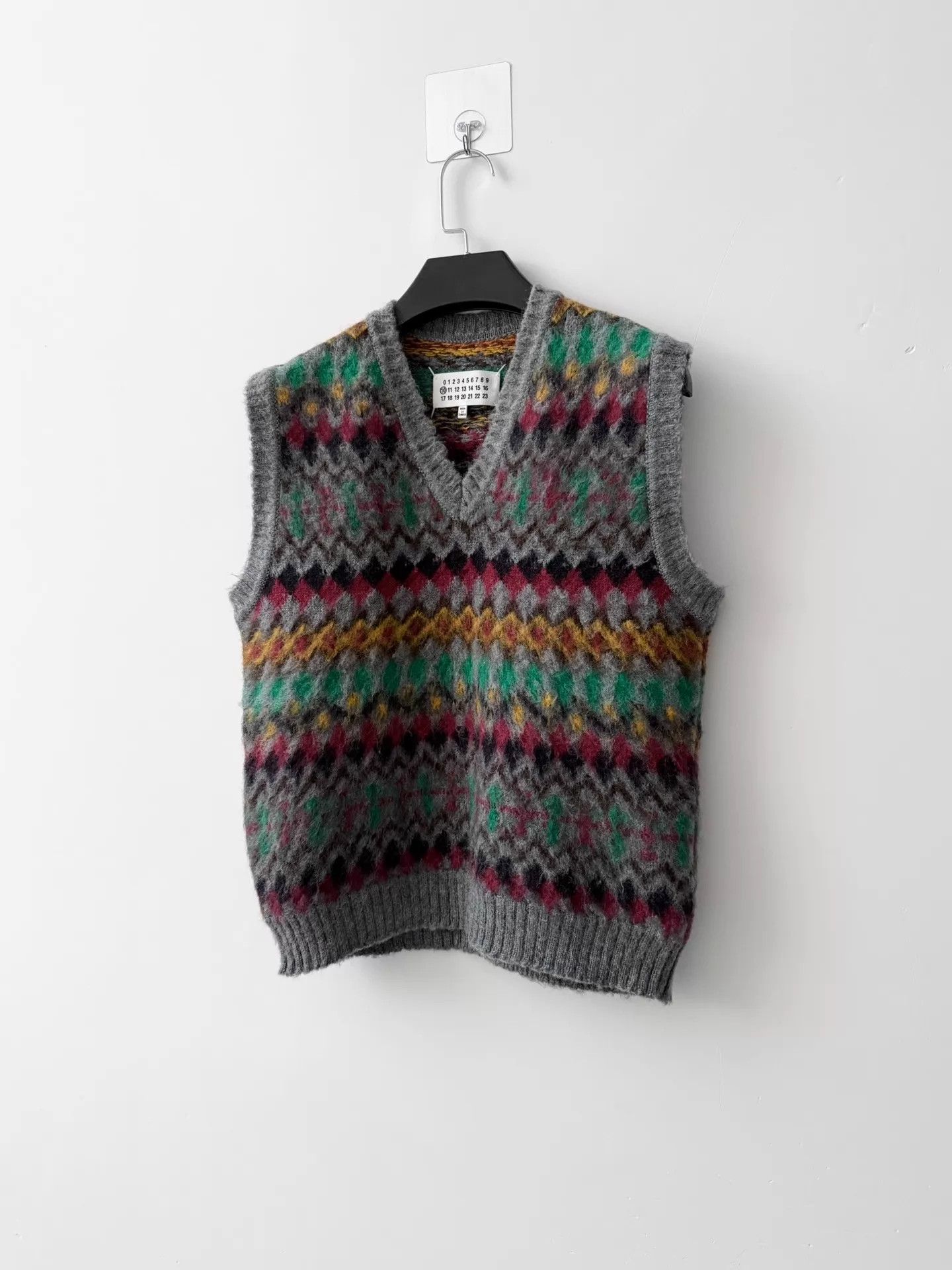 Maison Margiela Maison Margiela F/W21 Color - Woven Wool Vest S Size US S / EU 44-46 / 1 - 1 Thumbnail