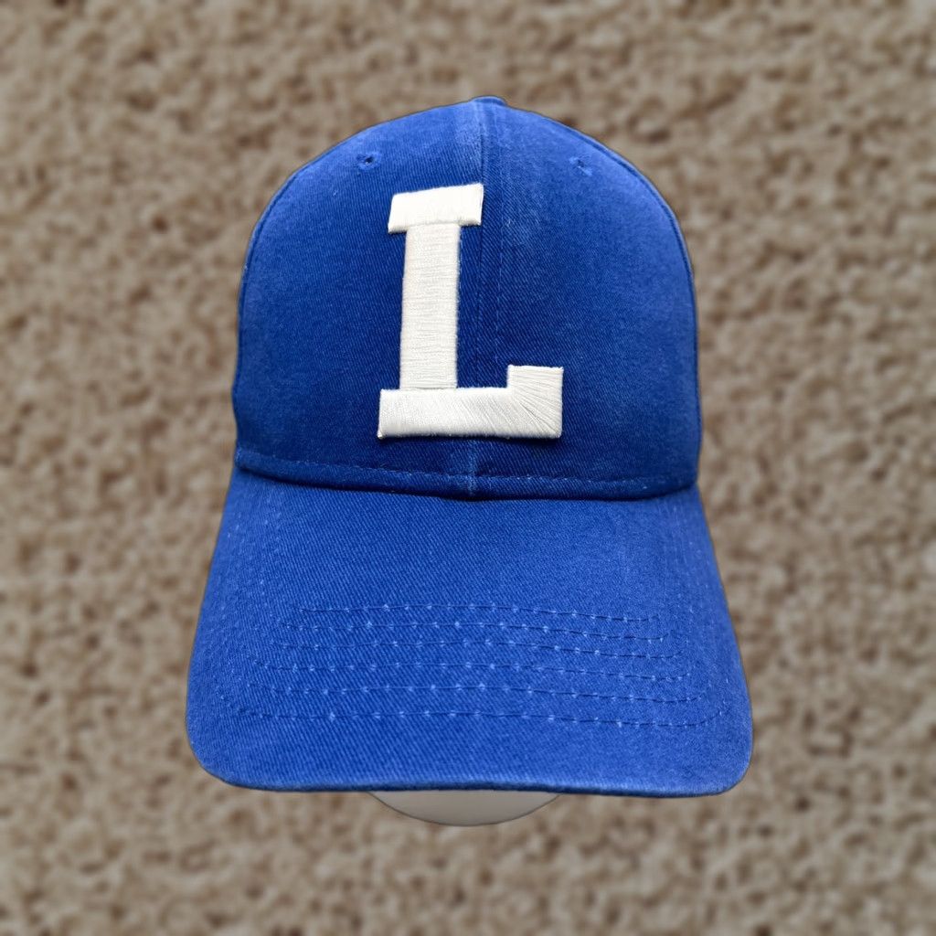 Vintage VINTAGE Headgear Classics Abraham Lincoln Highschool Hat Cap Strap Back Adult Blue Wool Blend Baseball Cap One Size Blue Unisex Mens Womens Boys Girls Size ONE SIZE - 1 Thumbnail
